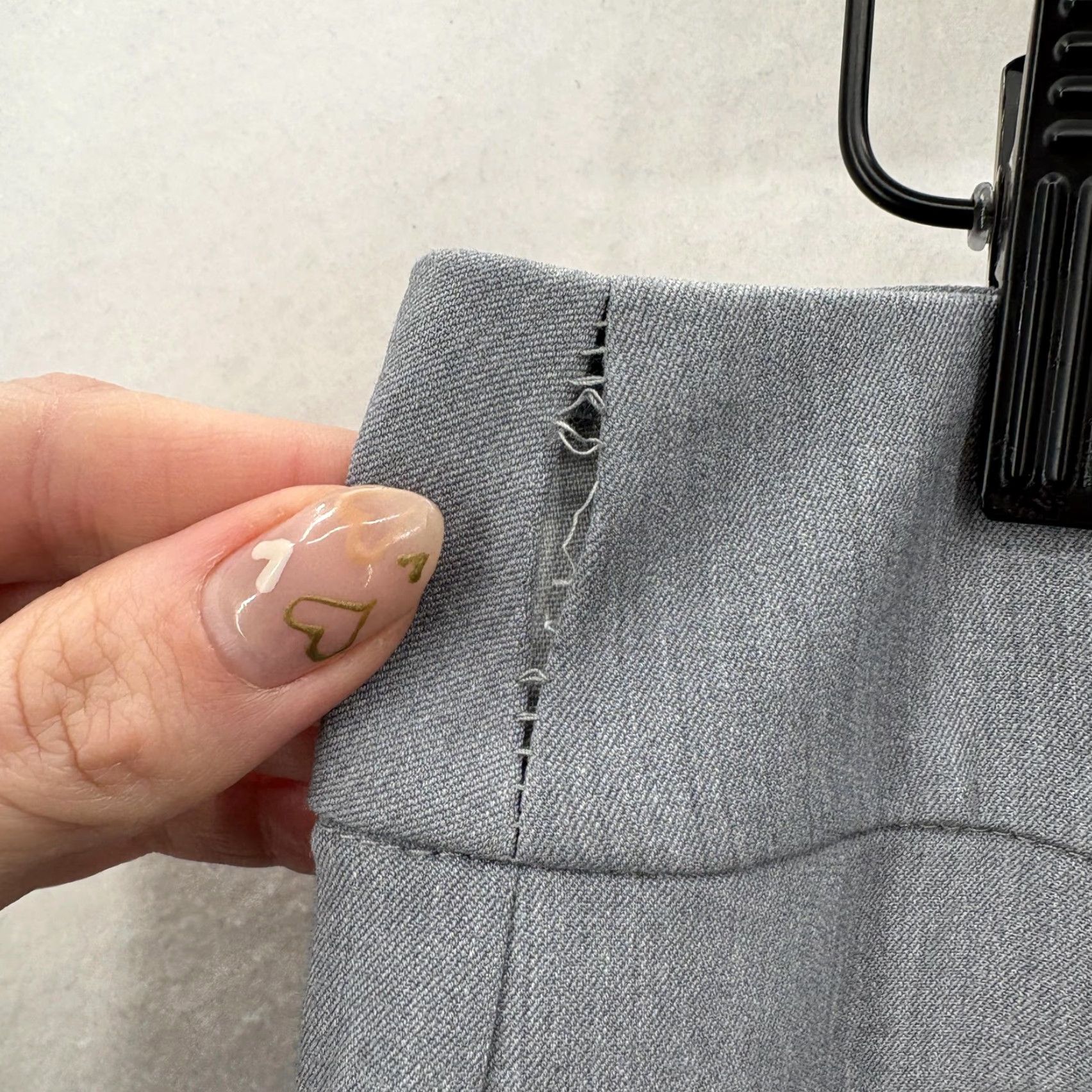 Vintage WHBM Dress Pants Womens 8R Gray Bootcut Slim Seasonless Twill Work Career Pants Women Size 30" / US 8 / IT 44 - 4 Thumbnail