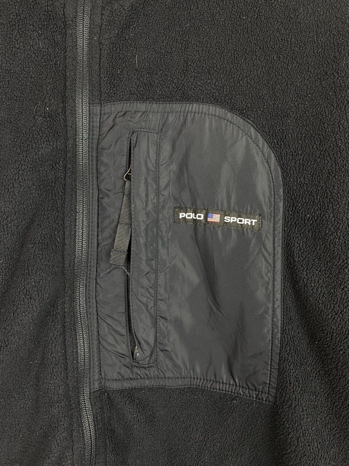 Polo Ralph Lauren × Vintage Polo Sport Ralph Lauren VTG nylon / fleece reversible jacket Size US M / EU 48-50 / 2 - 6 Thumbnail