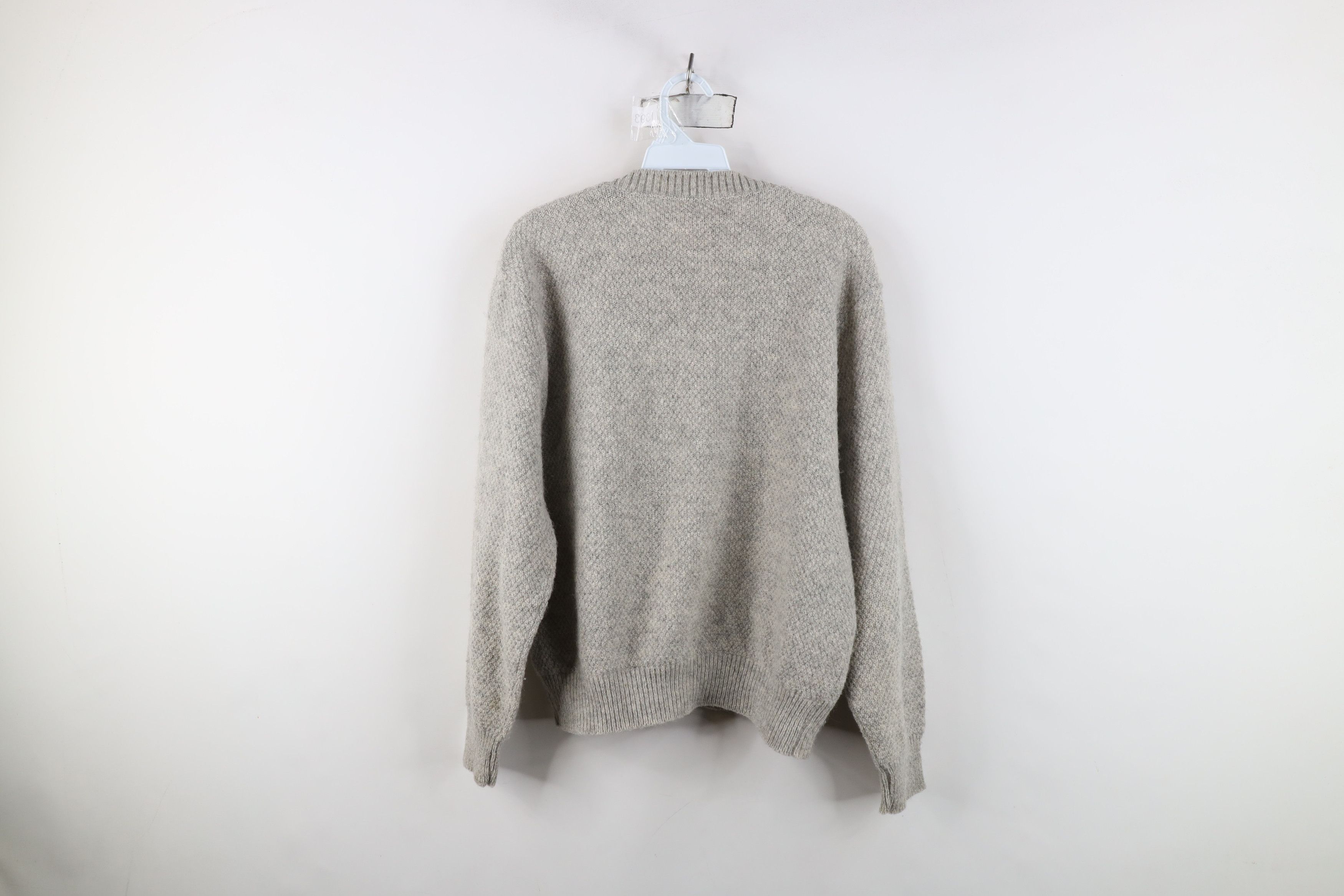 Vintage Vintage 70s Streetwear Wool Blend Cable Knit Sweater USA Size M / US 6-8 / IT 42-44 - 9 Thumbnail