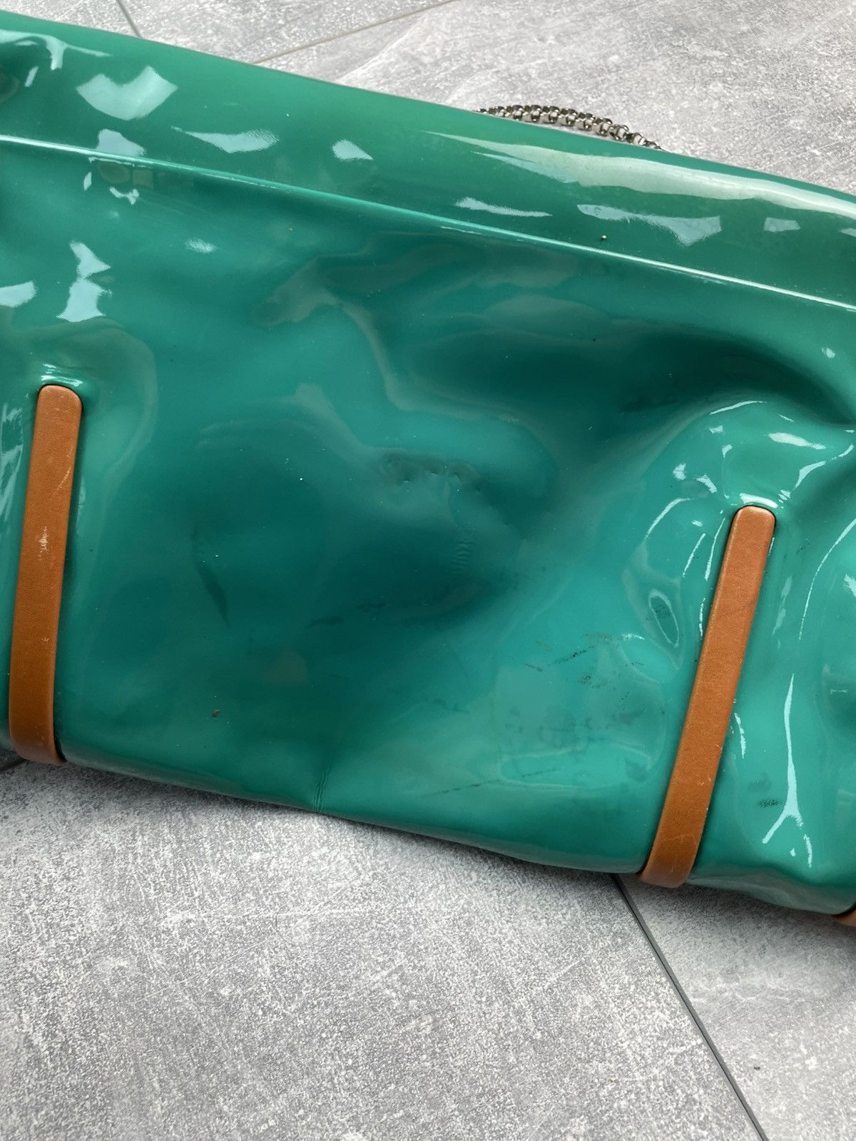 Celine Celine Clutch Patent Leather Bag Size ONE SIZE - 8 Thumbnail