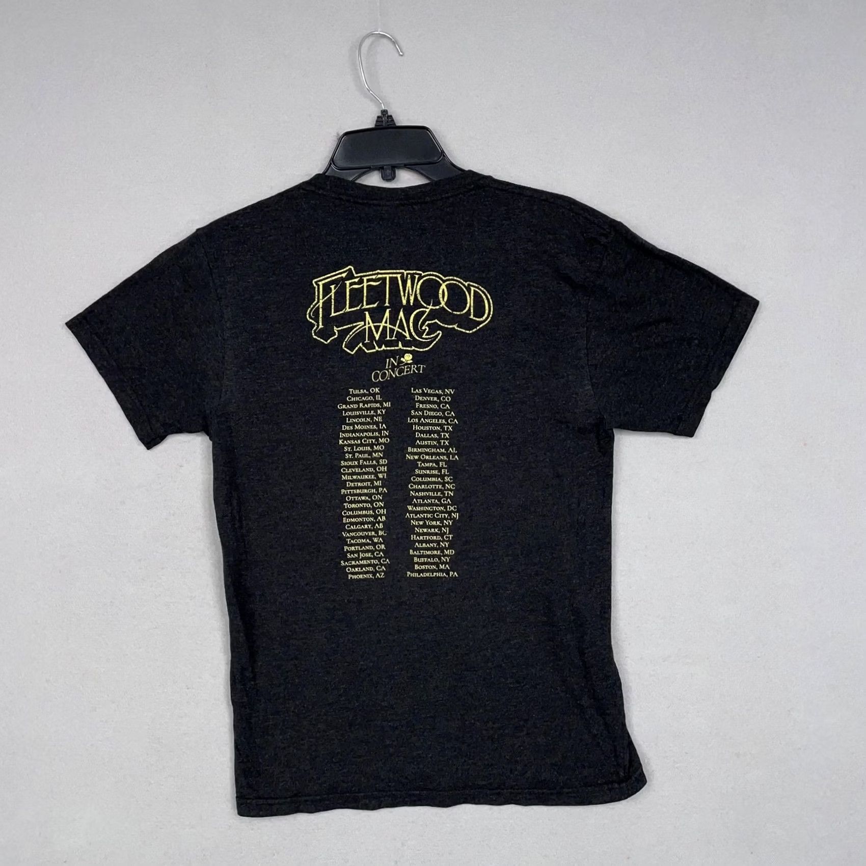 Next Level Fleetwood Mac Shirt Mens Small Black Band Tour Concert Graphic Tee Music Penguin Size US S / EU 44-46 / 1 - 5 Thumbnail