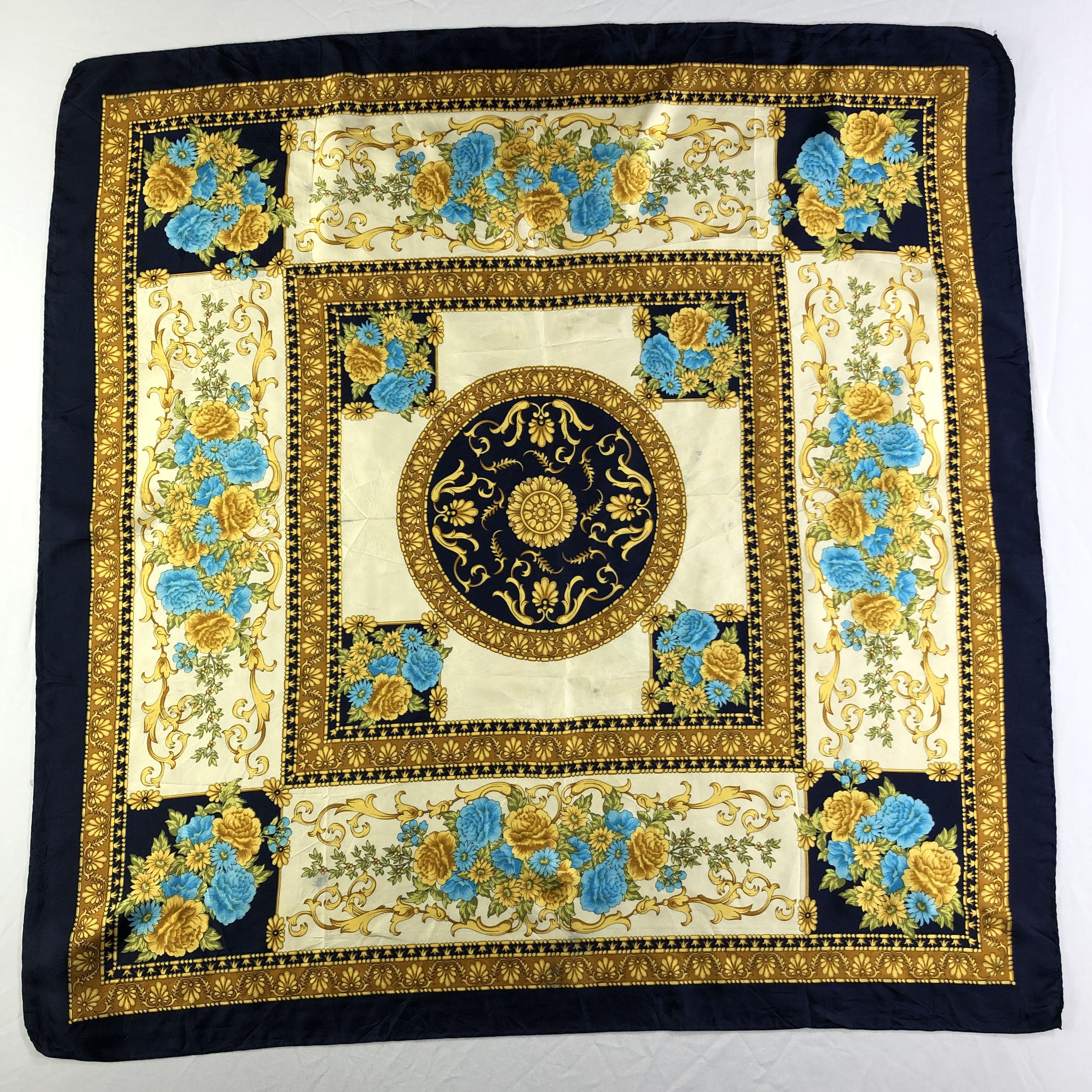Vintage Vintage Silk Scarf Size ONE SIZE - 2 Thumbnail