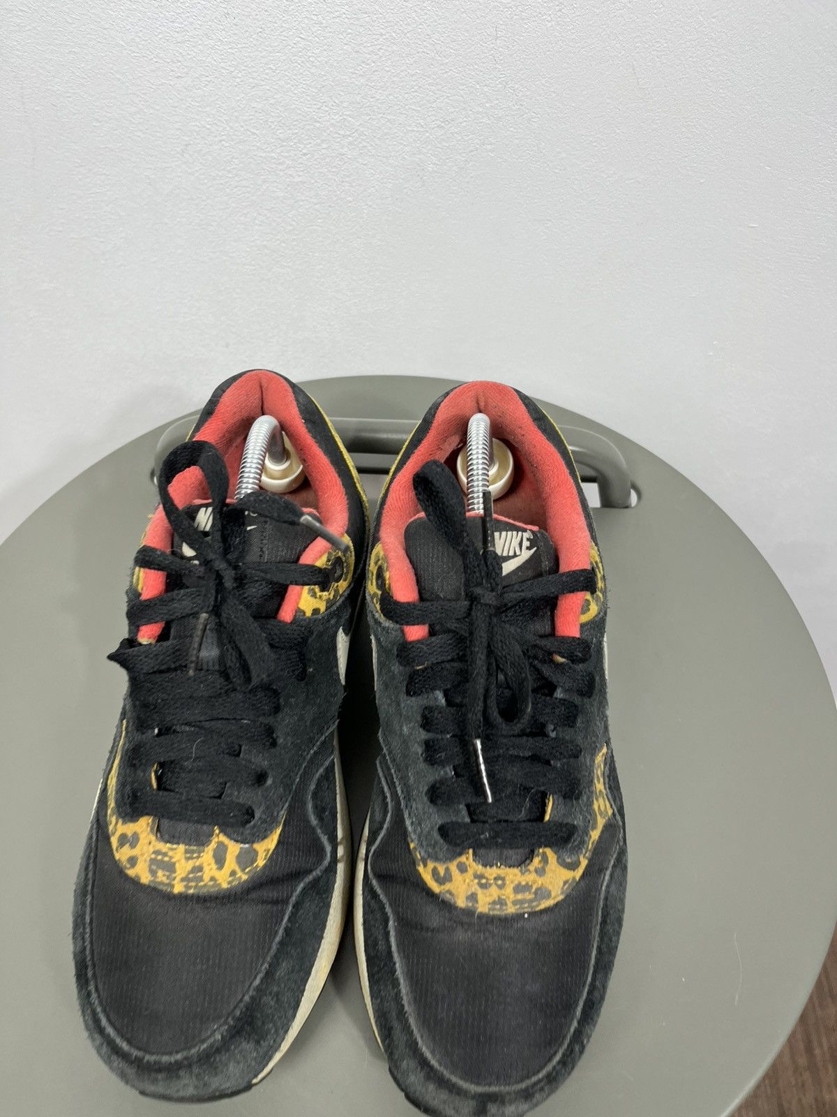 Nike Nike Air Max 1 Leopard Print Black Red 38.5 US 7.5 Sneakers Size US 7.5 / IT 37.5 - 5 Thumbnail
