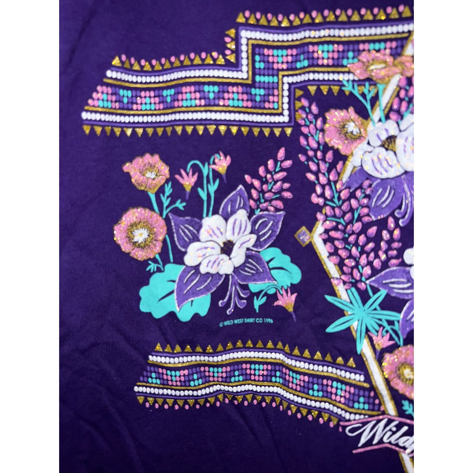Jerzees Vintage California Wildflowers Shirt Flower Tee VTG 90s L Size US L / EU 52-54 / 3 - 3 Thumbnail