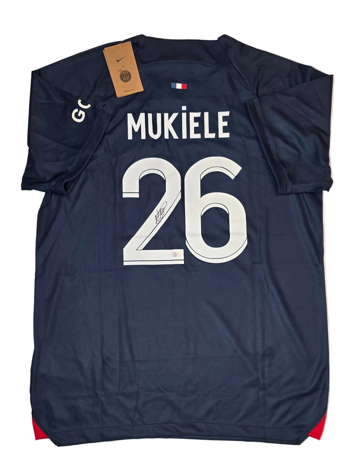 Other Nordi Mukiele Paris Saint Germain signed soccer jersey COA Size ONE SIZE - 2 Thumbnail