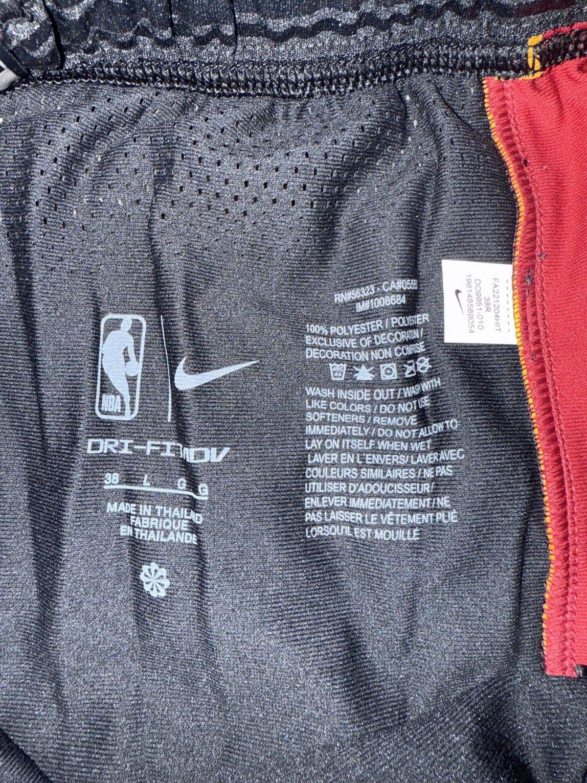 Nike Nike Men's NBA Maimi Heat Dri-Fit ADV Team Issued Shorts Size US 34 / EU 50 - 7 Thumbnail