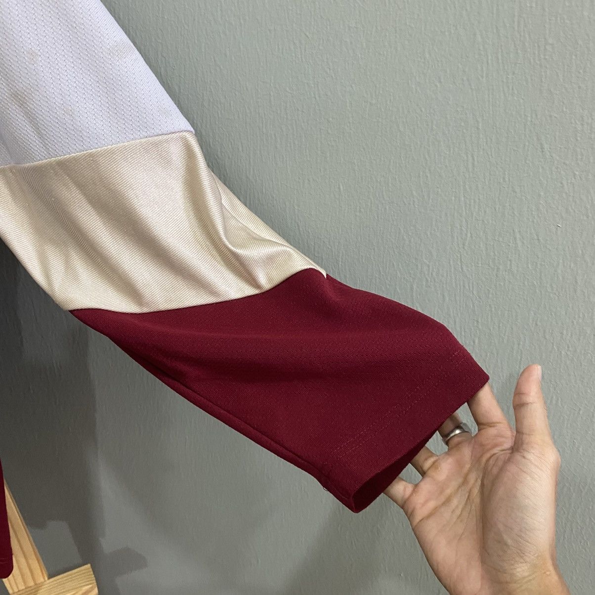 Supreme Supreme FW17 Hooded Hockey Jersey Burgundy Lace Up Hoodie Size US M / EU 48-50 / 2 - 6 Thumbnail