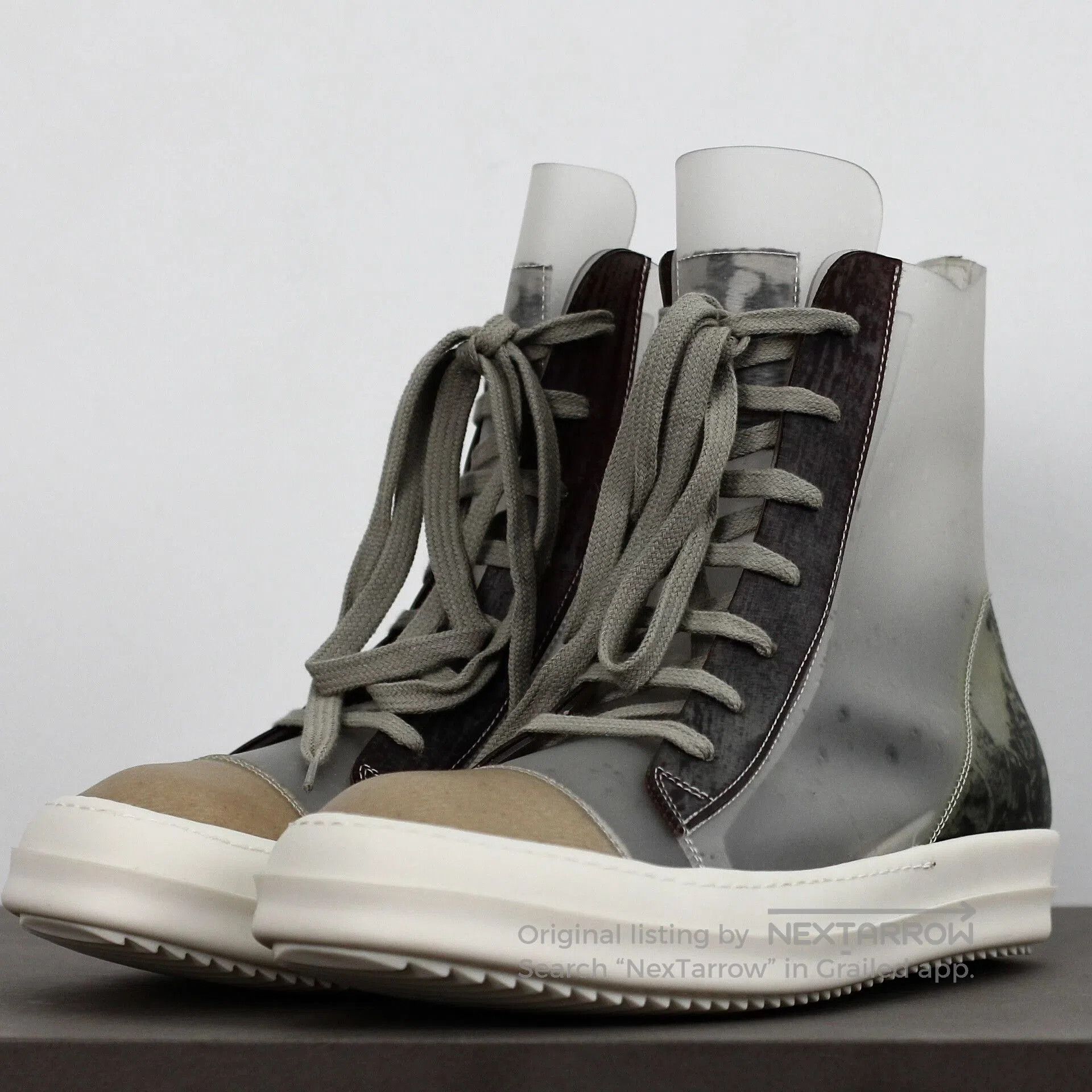 Rick Owens Rick Owens Transparent PVC High. Size US 7.5 / EU 40-41 - 2 Thumbnail