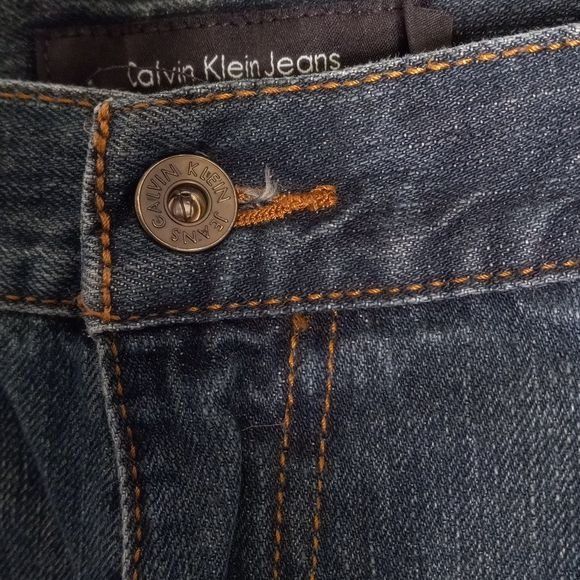Calvin Klein Calvin Klein Size 38 x 32 Mens Jeans Relaxed Straight Fit Da Size US 38 / EU 54 - 5 Thumbnail