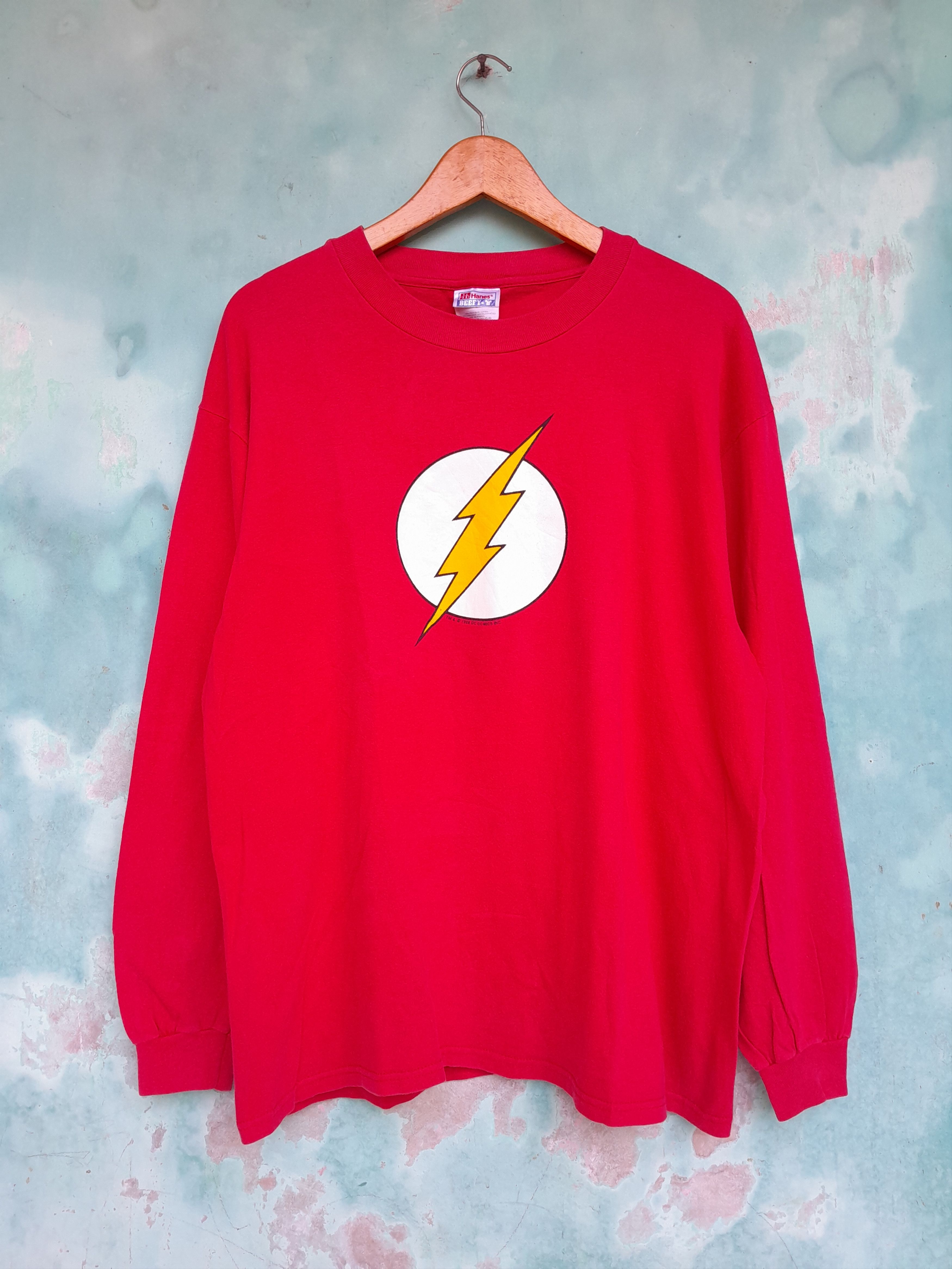 DC Comics Vintage The Flash DC COMICS Long sleeve shirt Size US L / EU 52-54 / 3 - 1 Thumbnail