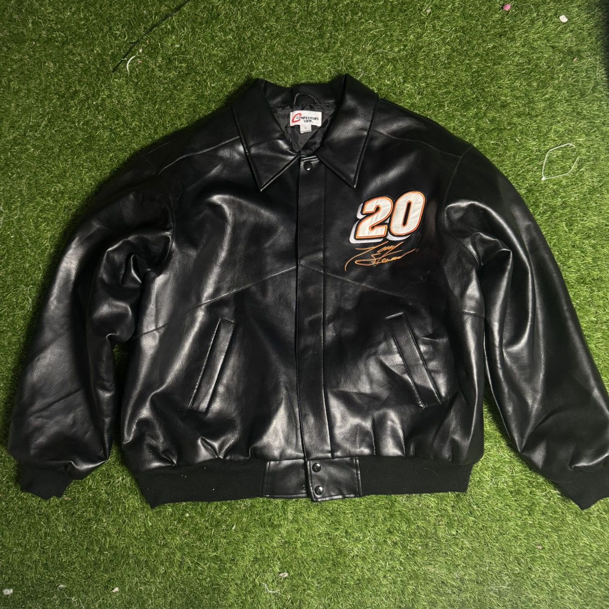 Chase Authentics Vintage Tony Stewart Chase Authentics Leather Racing Jacket Size US XL / EU 56 / 4 - 1 Thumbnail