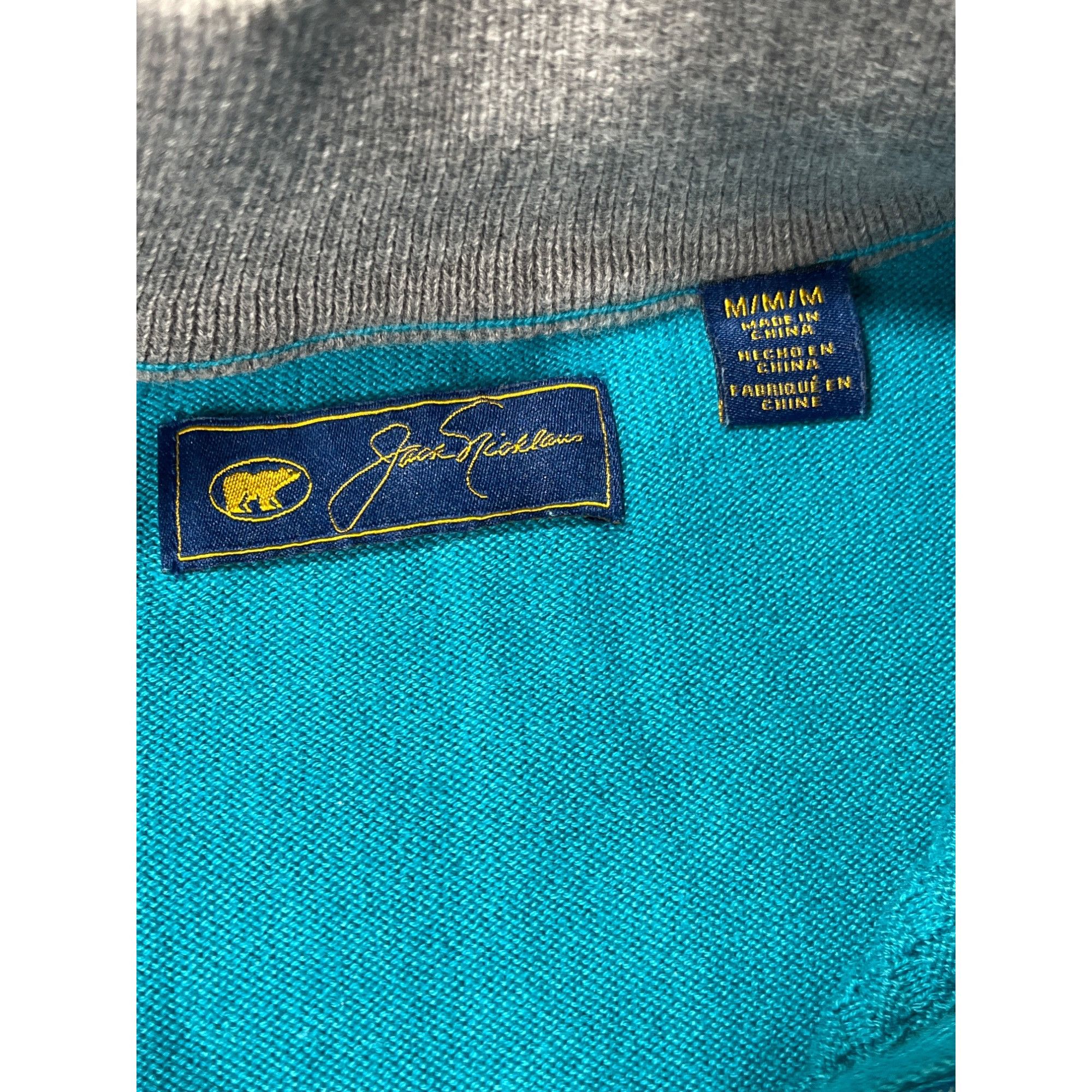 Designer Jack Nicklaus Mens Blue knite vest size M SKU 7101 Size US M / EU 48-50 / 2 - 3 Thumbnail