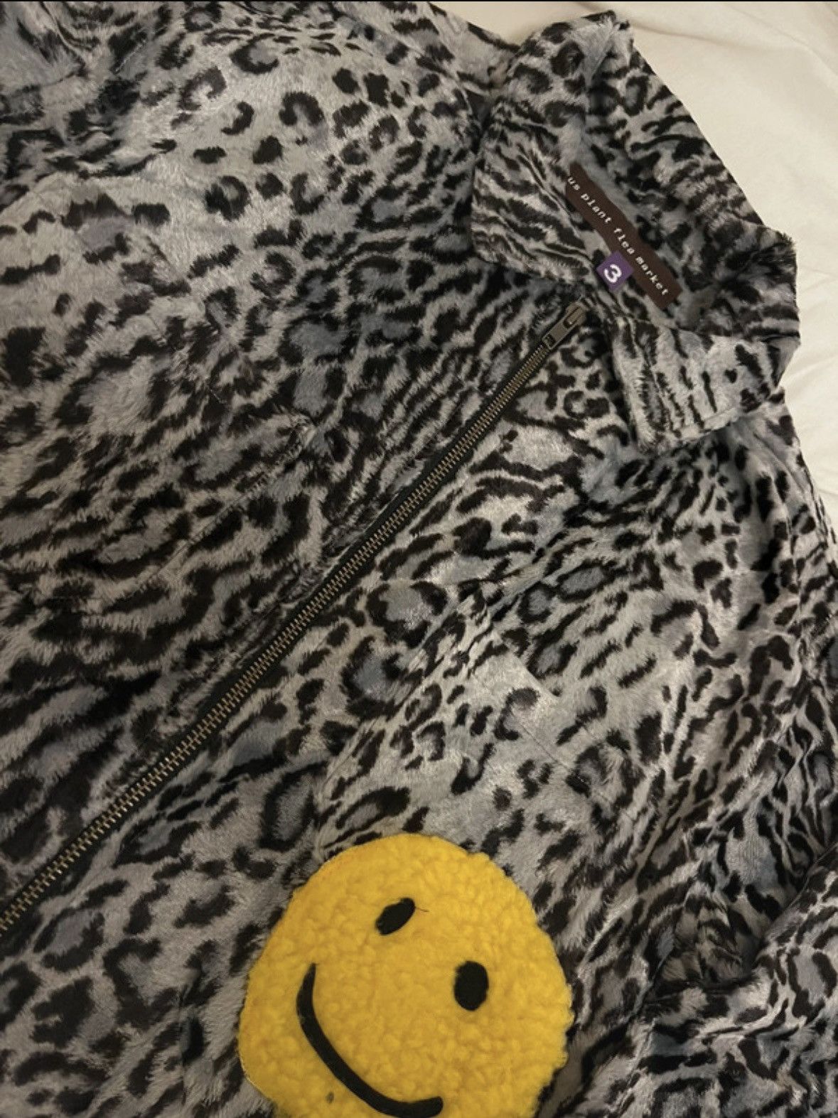Cactus Plant Flea Market Cactus Plant Flea Market Grey Leopard Zip Jacket Size US L / EU 52-54 / 3 - 2 Thumbnail