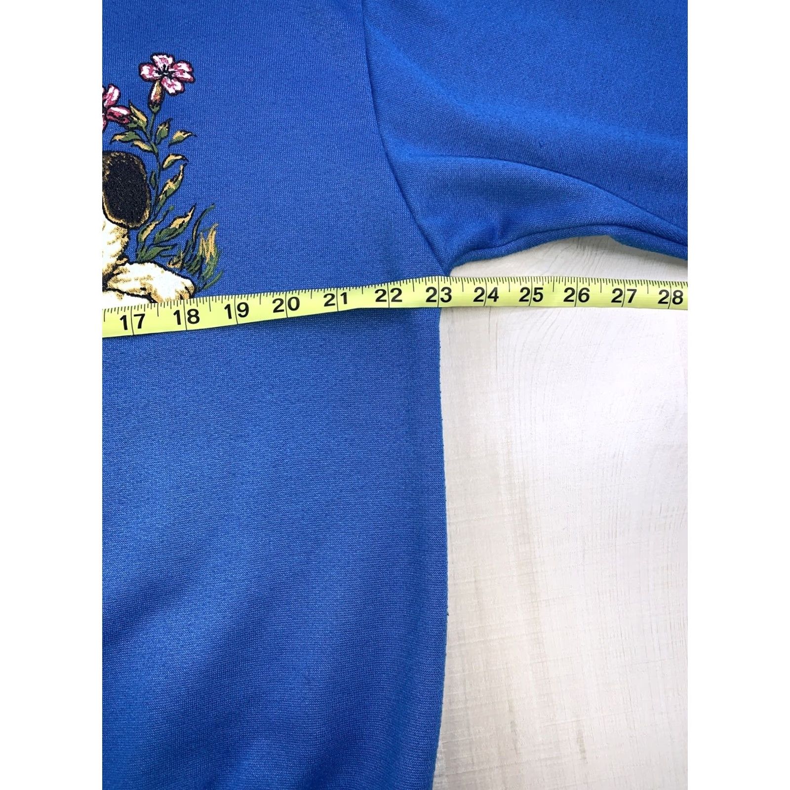 Vintage Vintage 80s Blue Puppies Kitten Grandma Sweatshirt Adult XL Pullover Women Size XL / US 12-14 / IT 48-50 - 5 Thumbnail