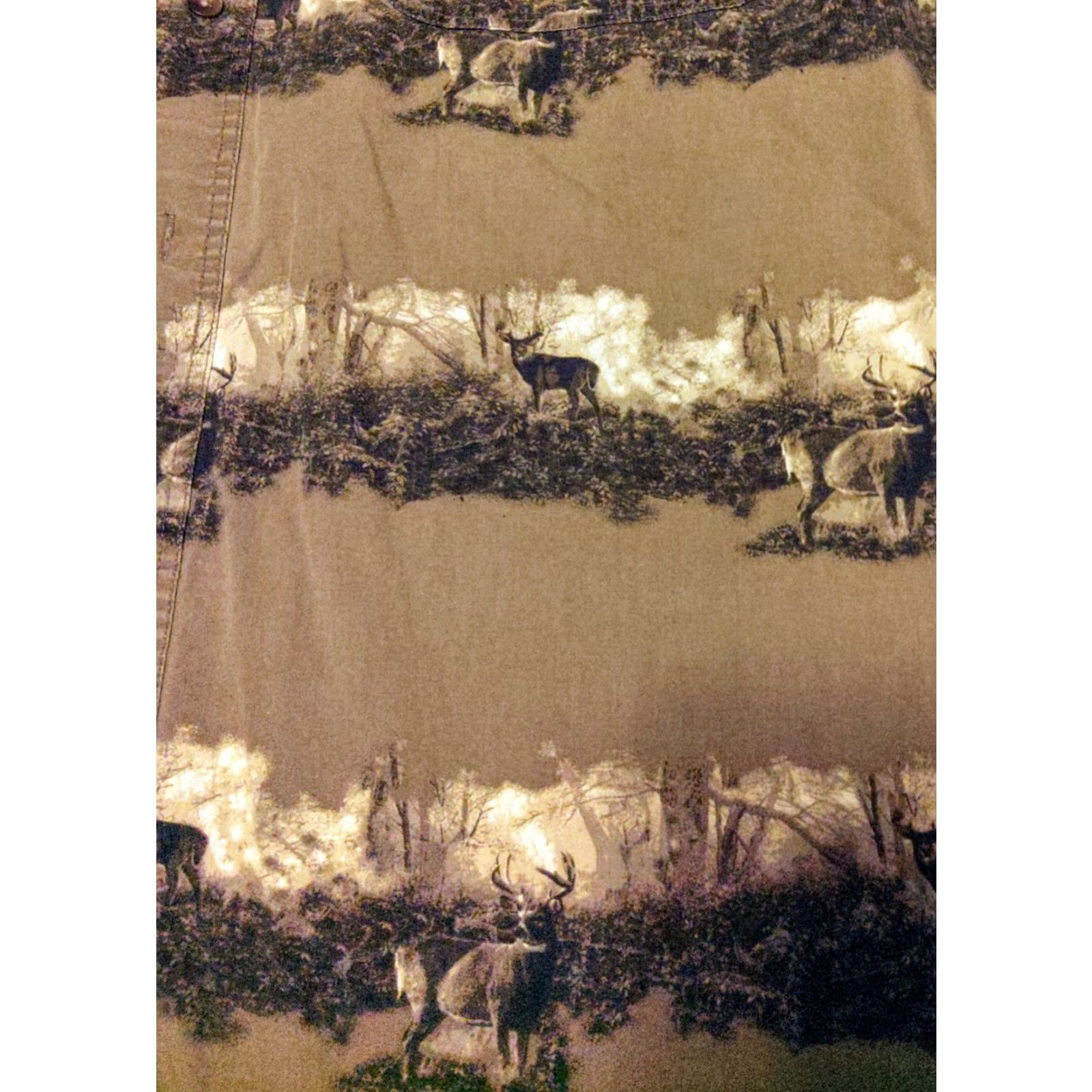 Vintage Cabela's Shirt Mens L Deer Print Camo Outdoor Hunting Button Fishing Long Sleeve Size US L / EU 52-54 / 3 - 3 Thumbnail