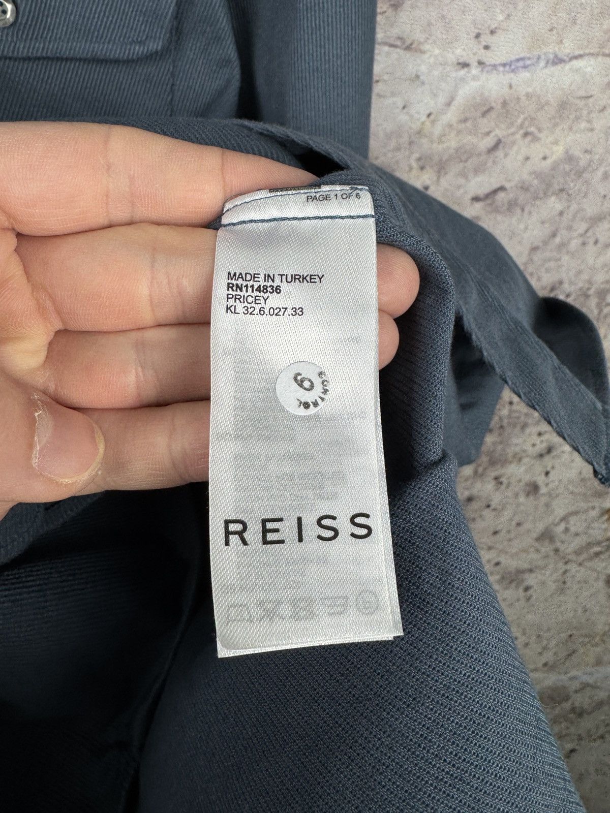 Other Men’s Reiss Shirt Button Up Long Sleeve Streetwear Size M Size US M / EU 48-50 / 2 - 8 Thumbnail