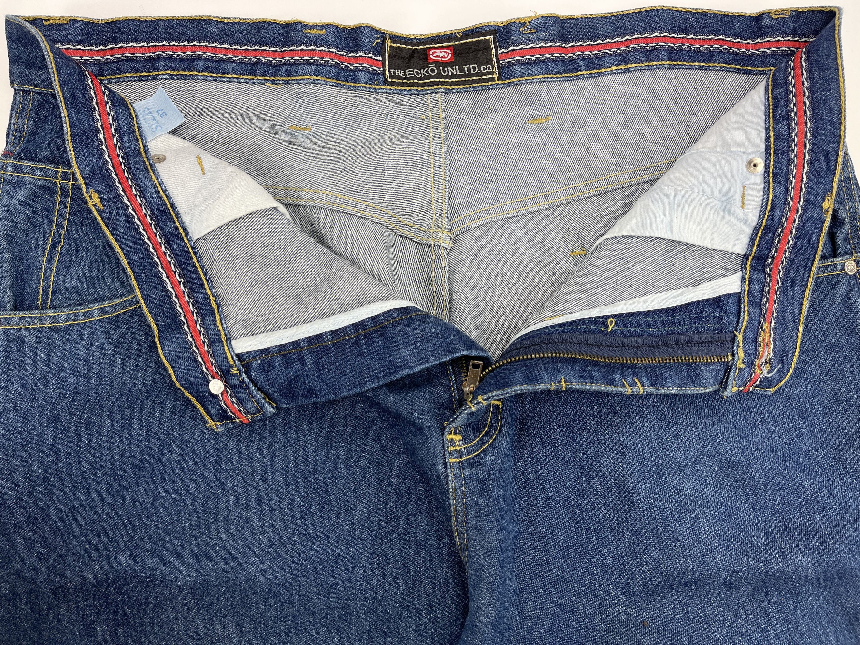 Ecko Unltd. Ecko Unltd jeans, baggy, vintage 90s hip hop skater Y2K W 36 Size US 36 / EU 52 - 13 Thumbnail
