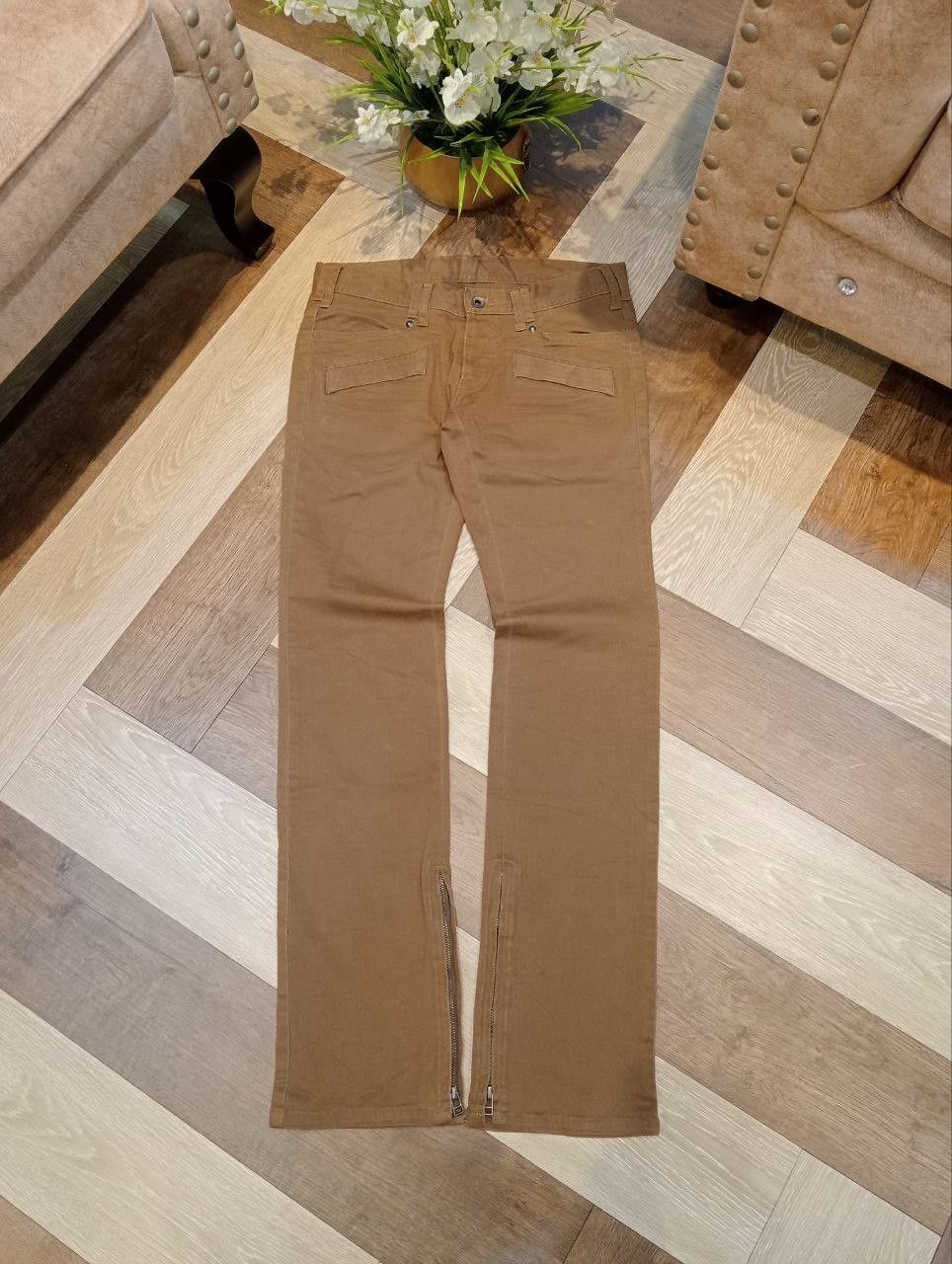 5351 POUR LES HOMMES 5351 POUR LES HOMMES JAPAN MAISON FONDE ANKLE ZIPPED PANTS Size US 33 - 1 Thumbnail