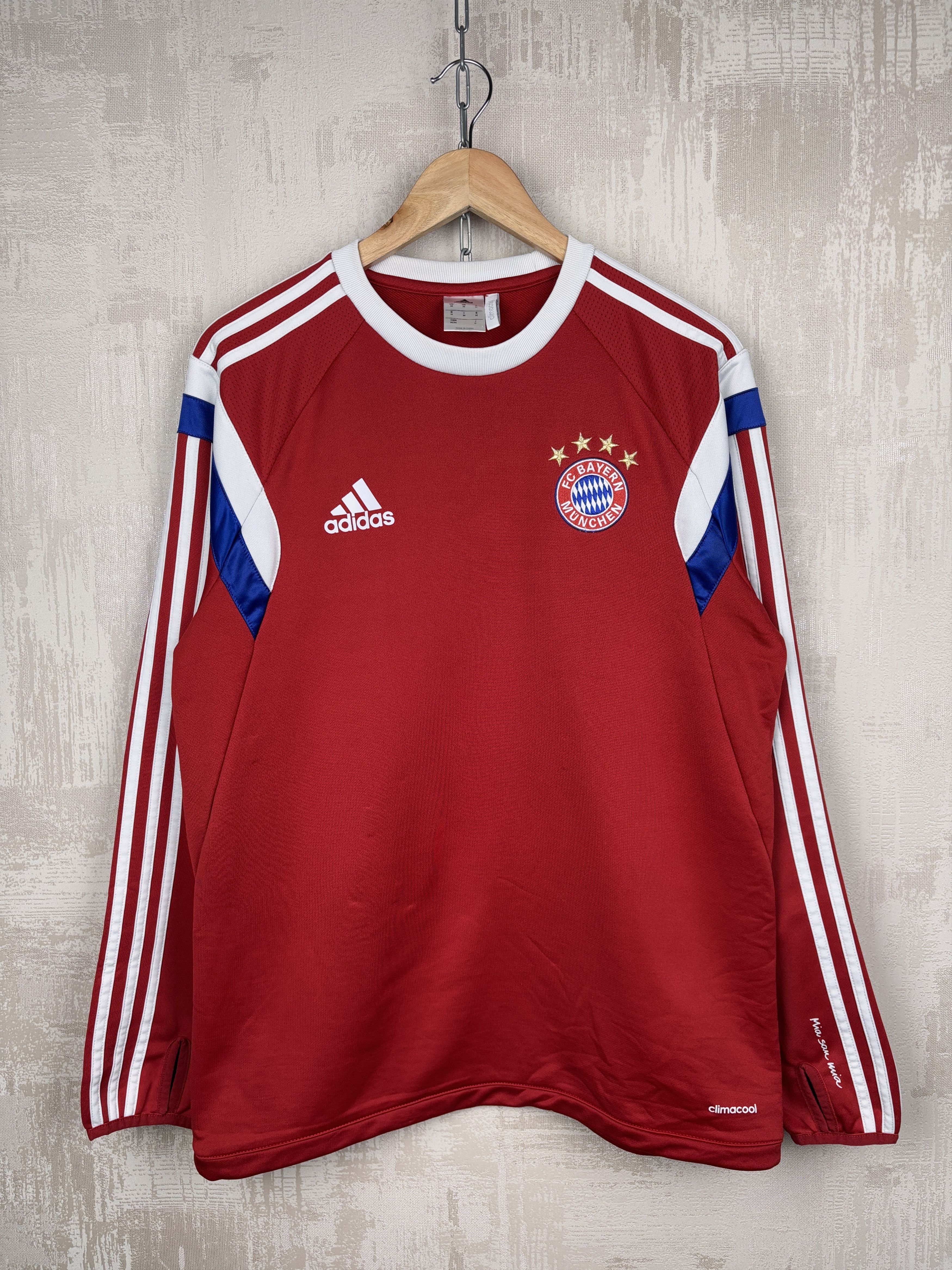 Adidas Bayern Munich 2014-15 Adidas Training Top Soccer Football Size US M / EU 48-50 / 2 - 1 Thumbnail