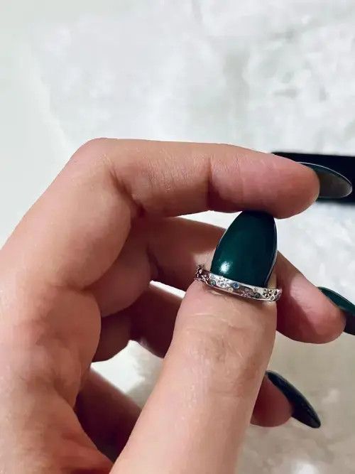 Other Full Print Snow Flakes Ring ( size 6 to 8 only) Size ONE SIZE - 3 Thumbnail
