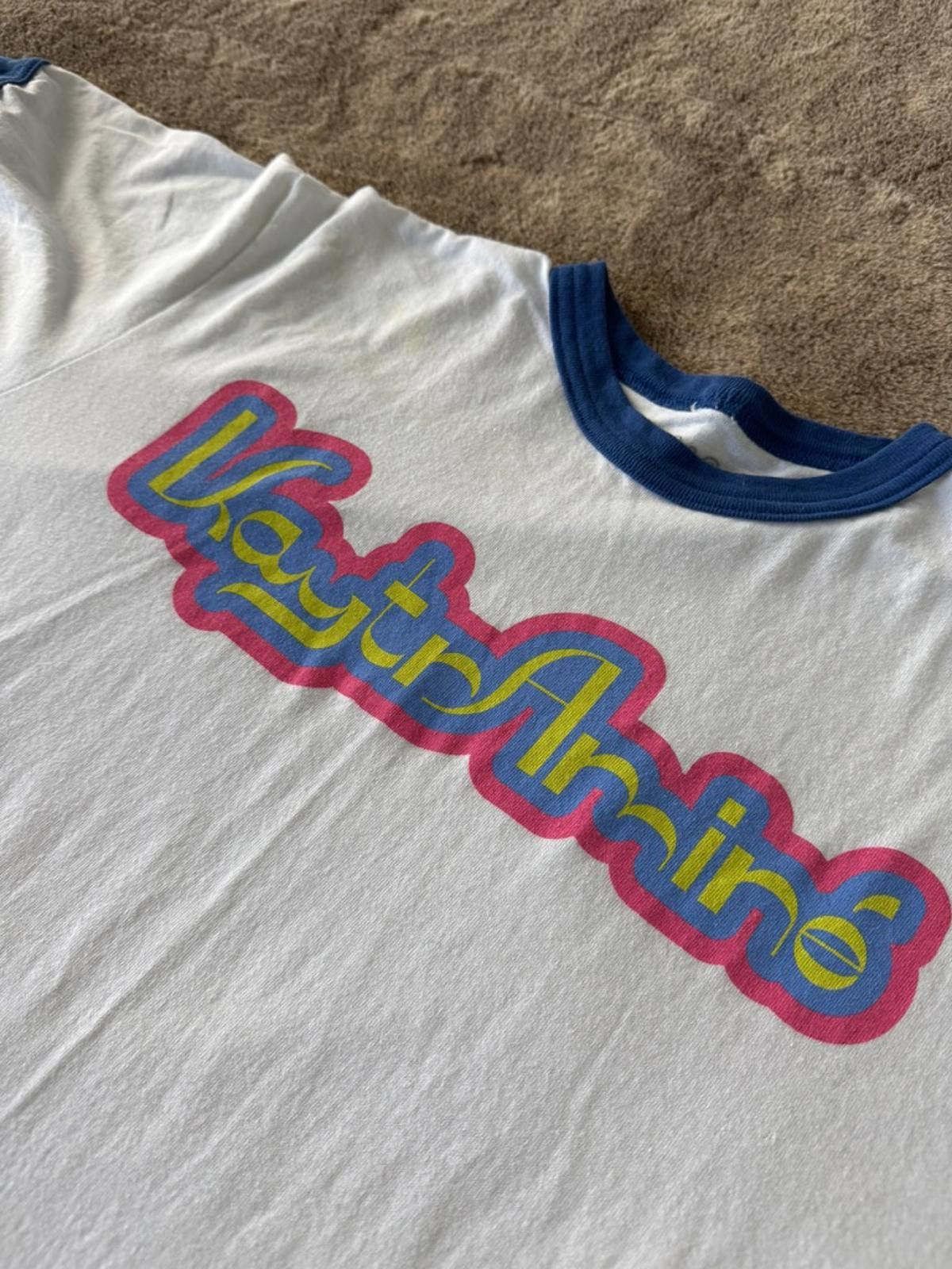 Other Kaytramine White and Blue Ringer T-Shirt Large Size US L / EU 52-54 / 3 - 2 Thumbnail