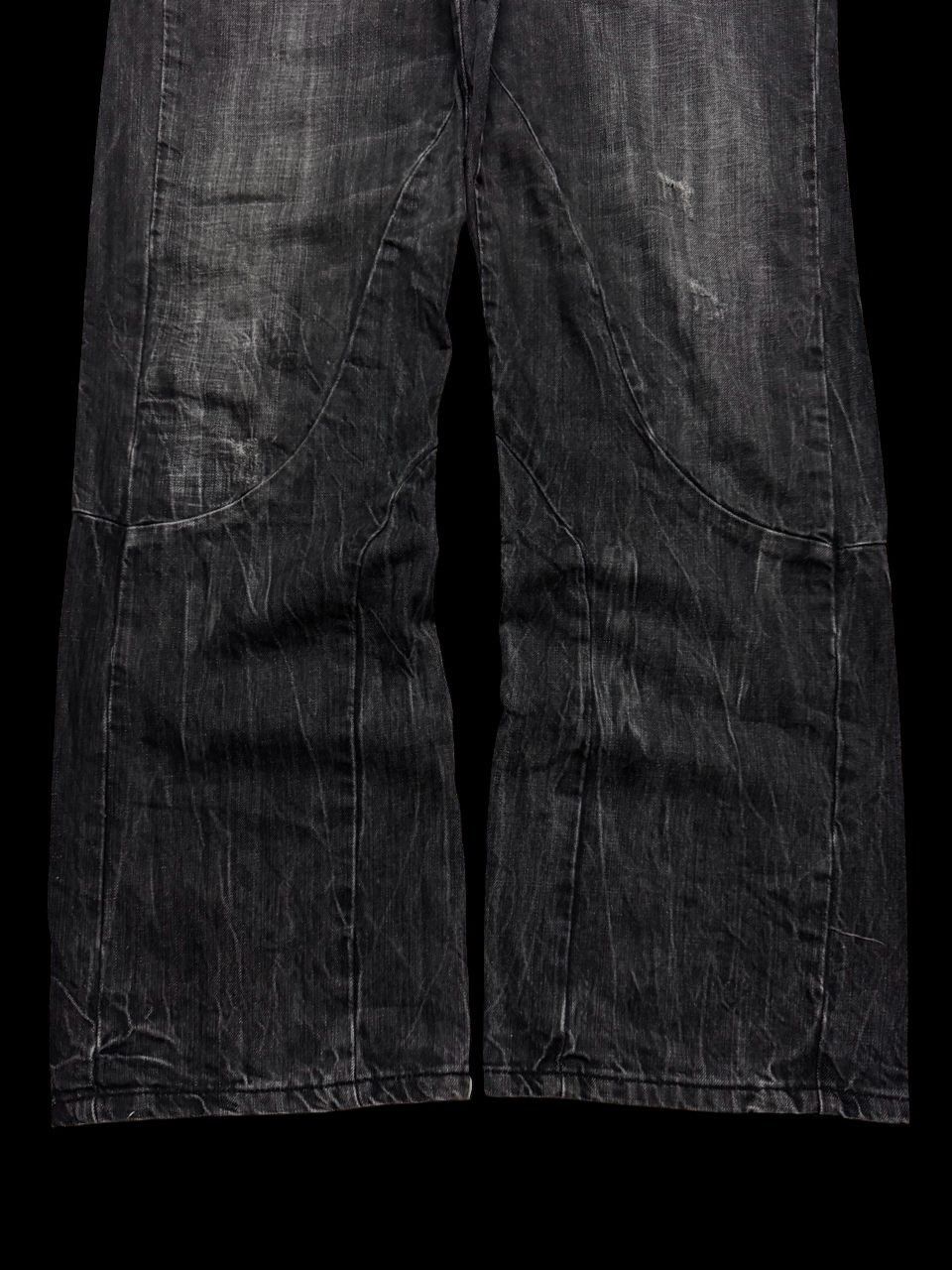 If Six Was Nine Insane💥90s Style Fishbone Multipocket Sand Washed Jeans Rare Size US 35 - 3 Thumbnail