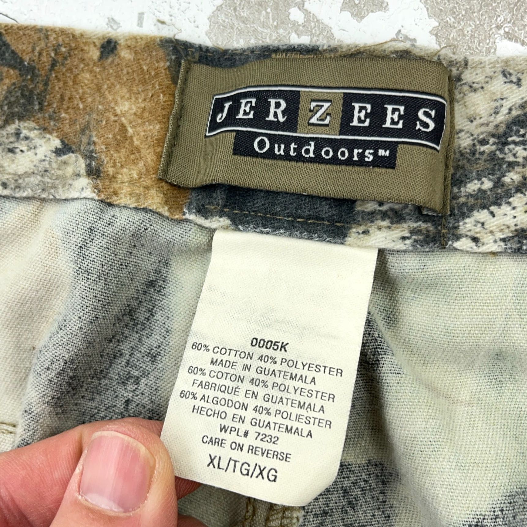 Vintage VINTAGE Mossy Oak Pants Men XL Camouflage Cargo 5-Pocket Belt Loops Green Inseam 32" Relaxed Denim/Canvas Baggy Y2K Mens Size US 36 / EU 52 - 3 Thumbnail