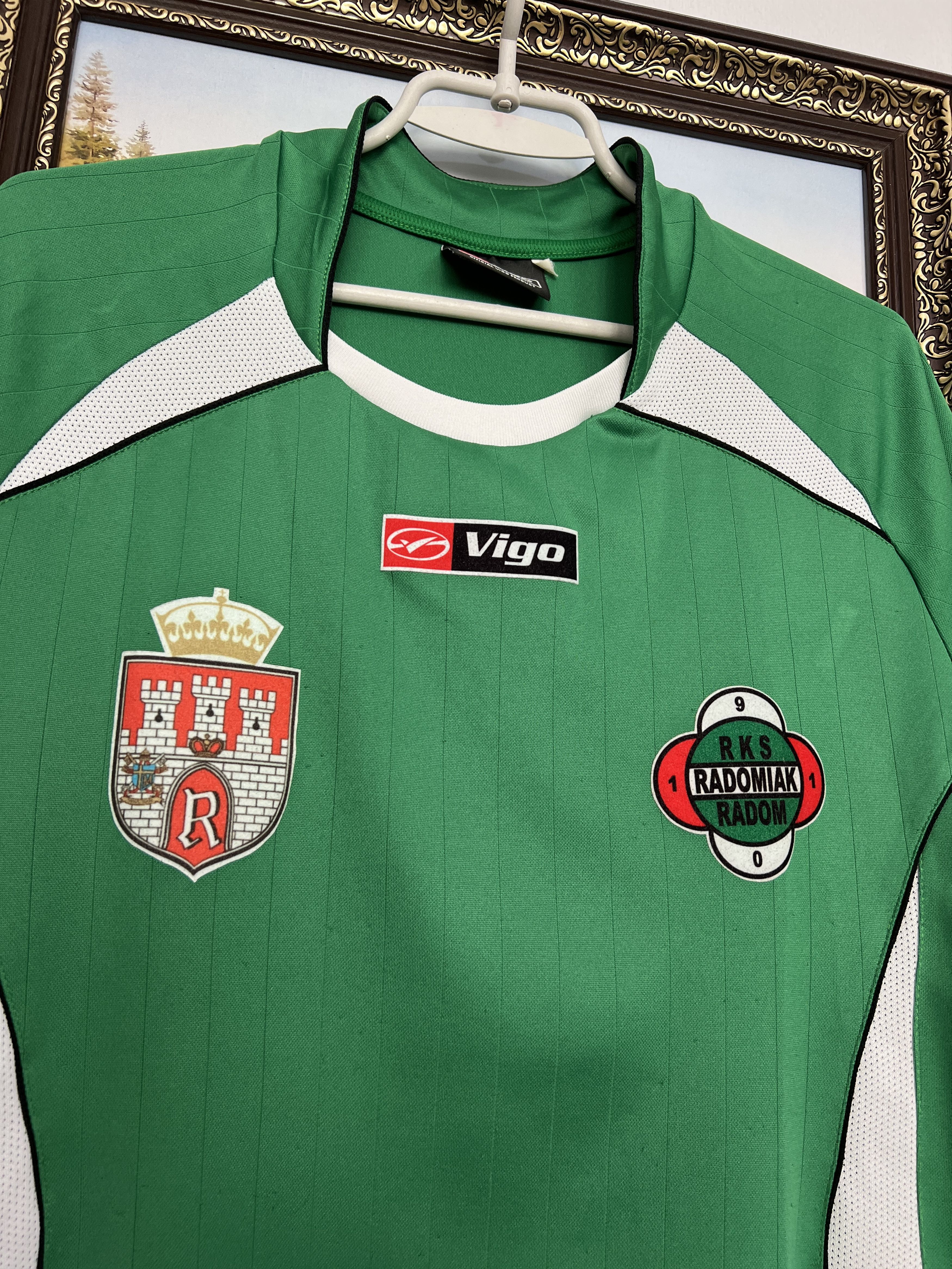 Vintage Vigo Radomiak Radom Football Shirt Soccer Jersey Trikot Size US L / EU 52-54 / 3 - 3 Thumbnail