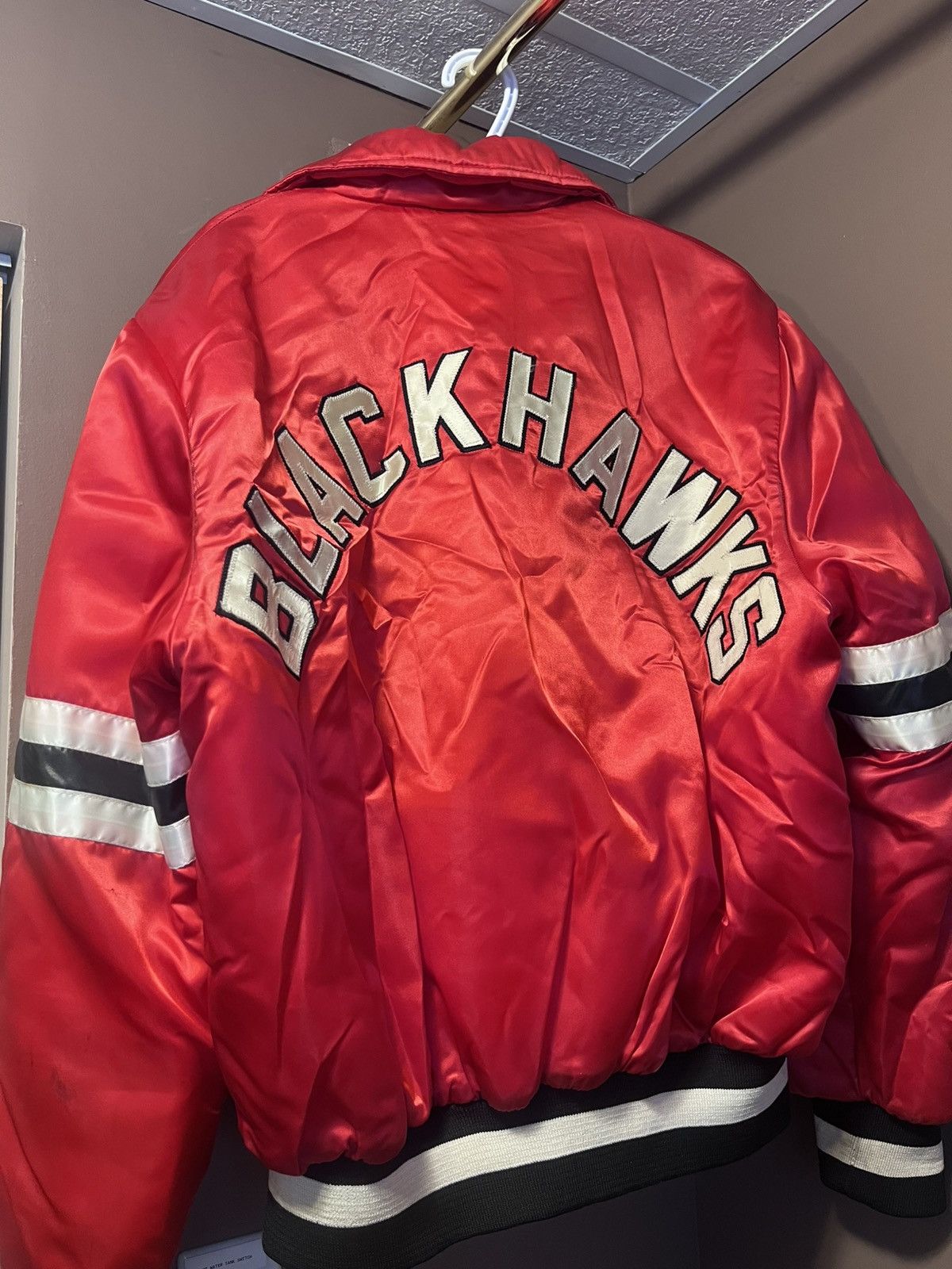NHL Vintage Chicago Blackhawks 80s Jacket NHL Shain of Canada XL Size US XL / EU 56 / 4 - 2 Thumbnail