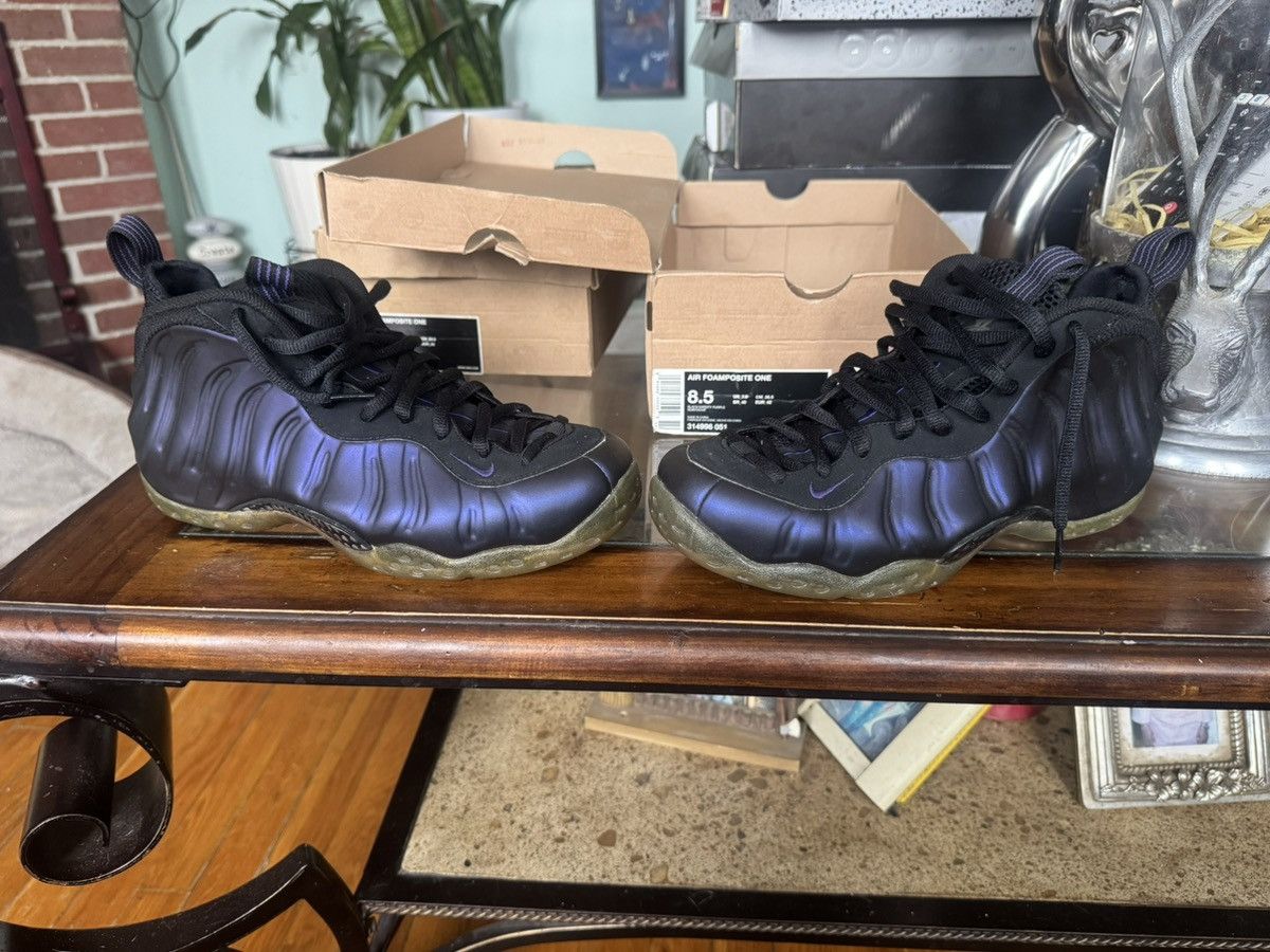 Nike Vintage 2009 Nike Air Foamposite “Eggplant” – Classic Pair 🔥 Size US 8.5 / EU 41-42 - 2 Thumbnail