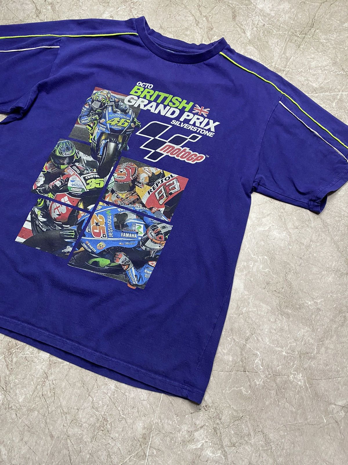 NASCAR × Vintage British Grand Prix Silverstone Moto GP Size US XL / EU 56 / 4 - 3 Thumbnail