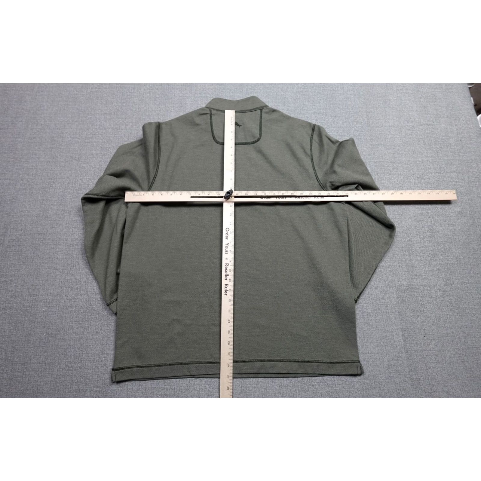 Tommy Bahama Tommy Bahama Quater Zip Sweater Mens L Green Pullover Stretch Comfort Beach Size US L / EU 52-54 / 3 - 6 Thumbnail