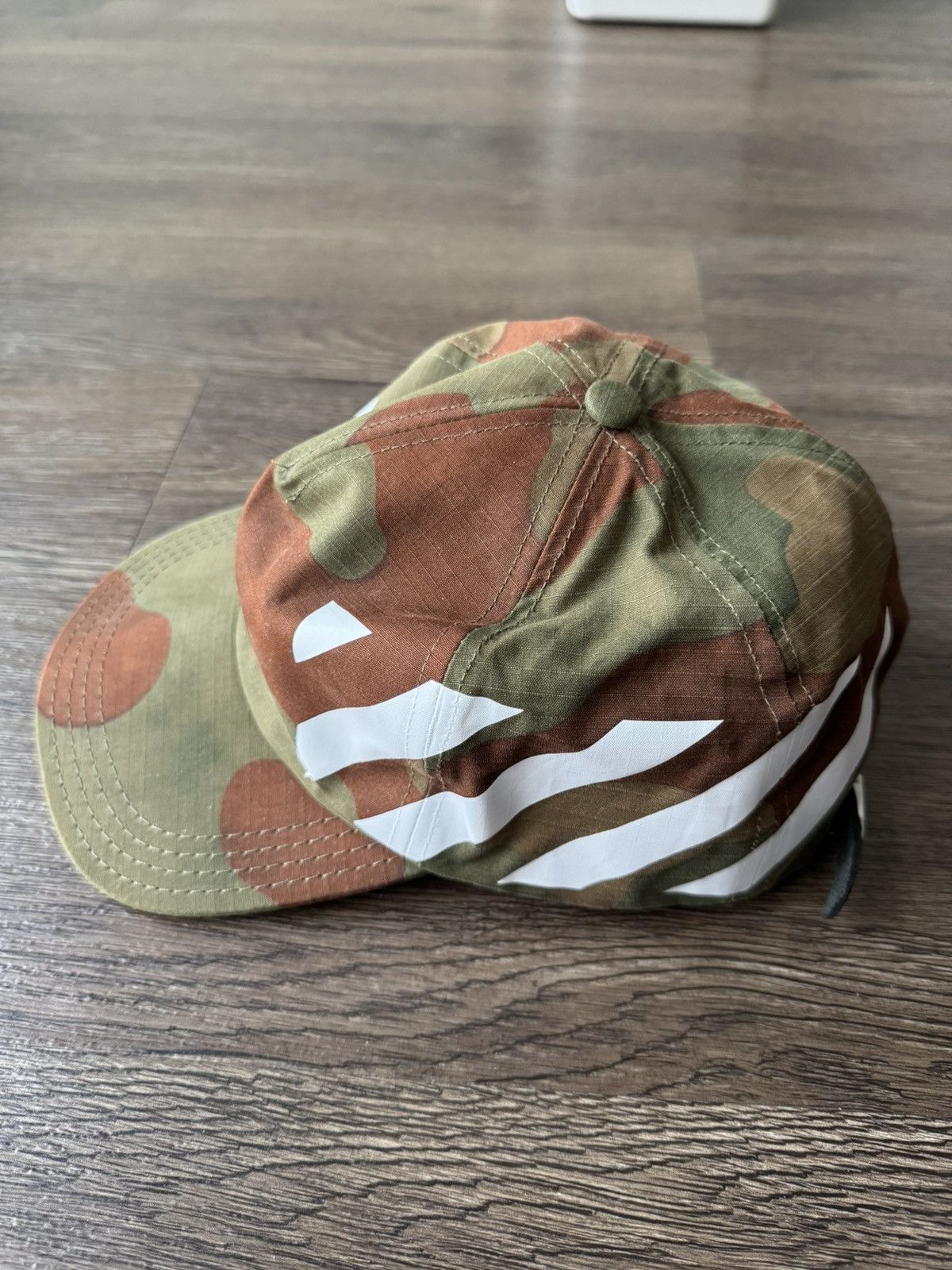 Off-White Off White Camo Stripe Hat Virgil Abloh Size ONE SIZE - 2 Thumbnail