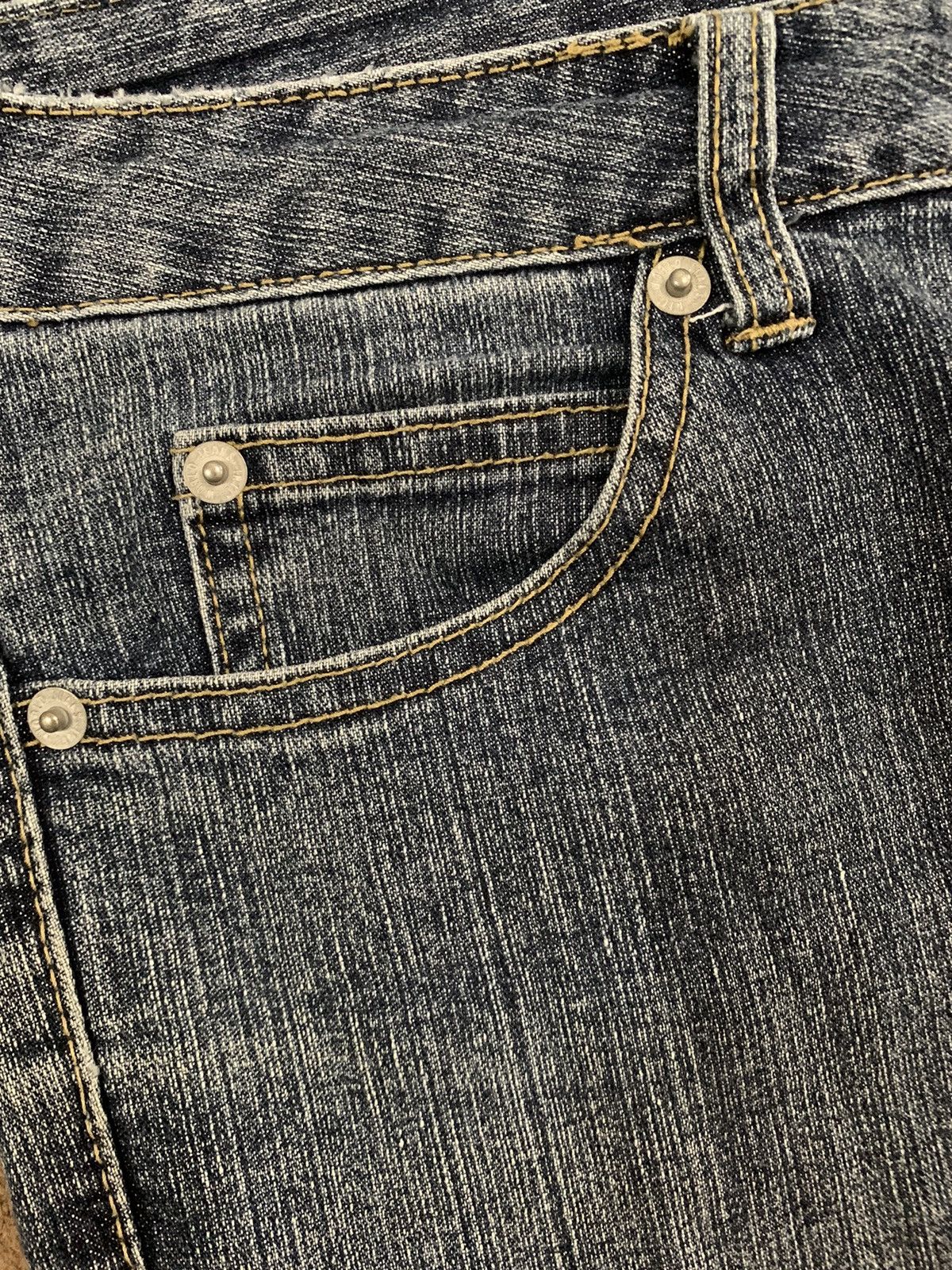 Japanese Brand Vintage Japanese Brand Oririn Flare Distressed Cargo Jeans Size US 29 - 6 Thumbnail