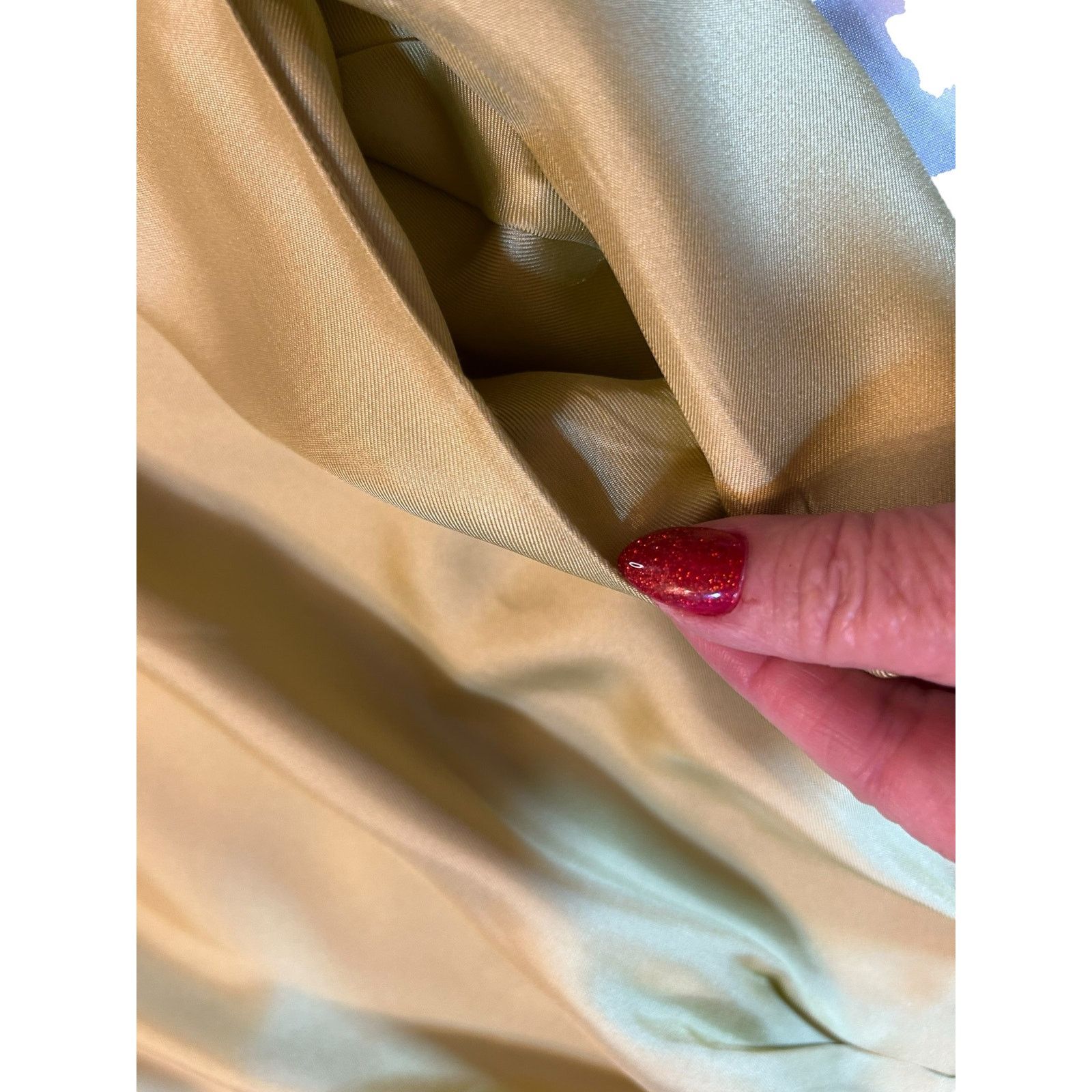 Hobbs London Rare Hobbs NW3 Silk Chartreuse Dress - Size 8 Size M / US 6-8 / IT 42-44 - 10 Thumbnail