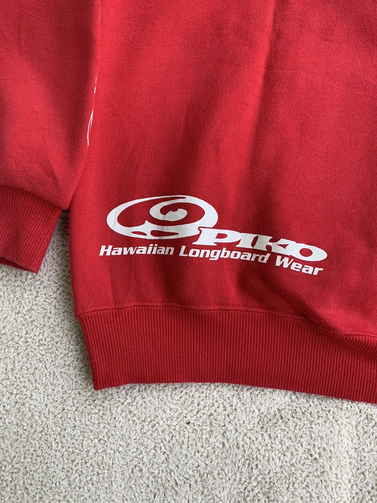 Vintage Vintage Piko Hawaiian Hoodie Sweatshirt Big Logo Size US M / EU 48-50 / 2 - 4 Thumbnail
