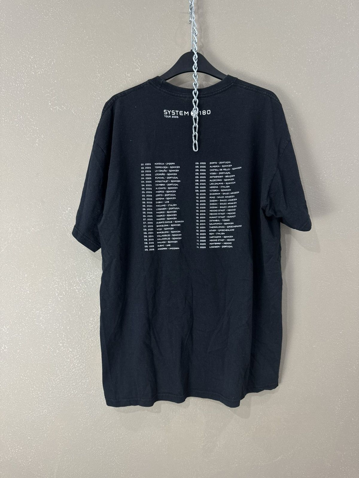 Band Tees Vintage 00s system 180 rare Metal Band Tshirt Size US XL / EU 56 / 4 - 2 Thumbnail