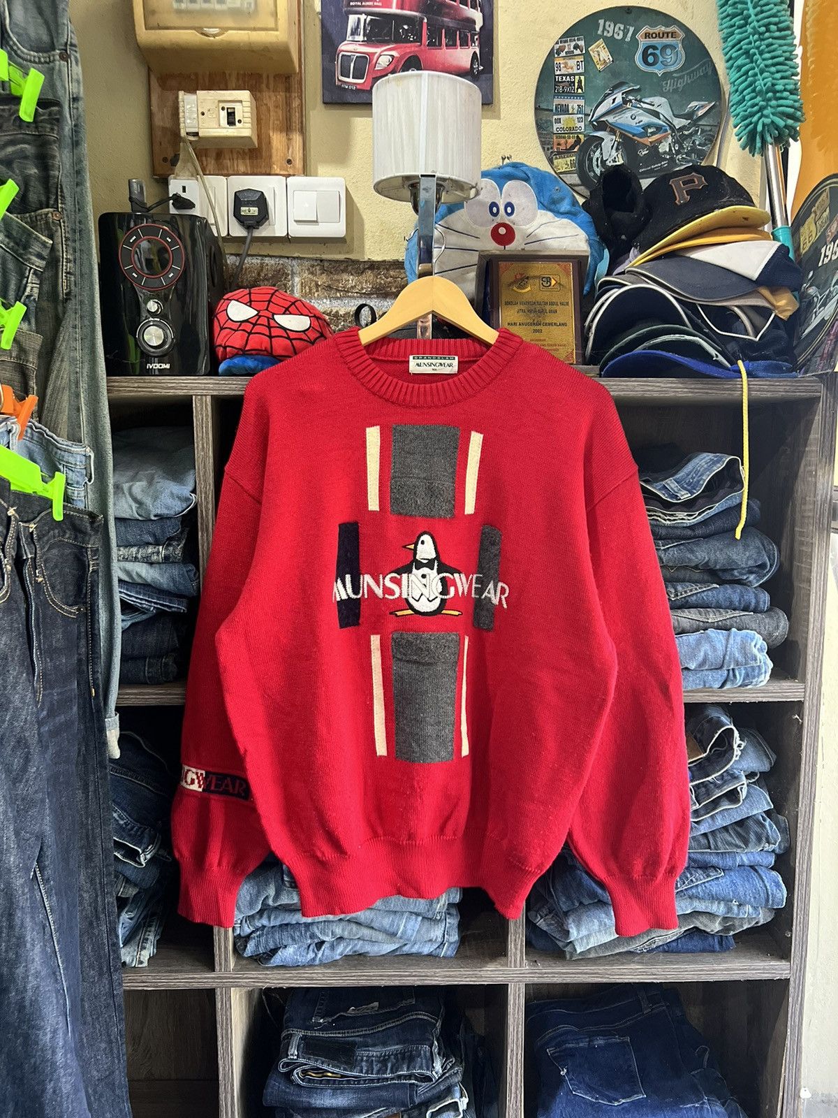Grand Slam 🔥Vintage Grand Slam Munsingwear Knit Sweatshirt Size US M / EU 48-50 / 2 - 1 Thumbnail