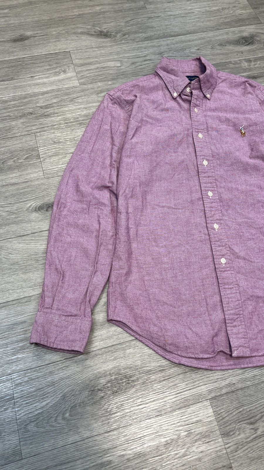 Polo Ralph Lauren Polo Ralph Lauren Vintage Pink Oxford Button Down slim Shirt Size US S / EU 44-46 / 1 - 2 Thumbnail