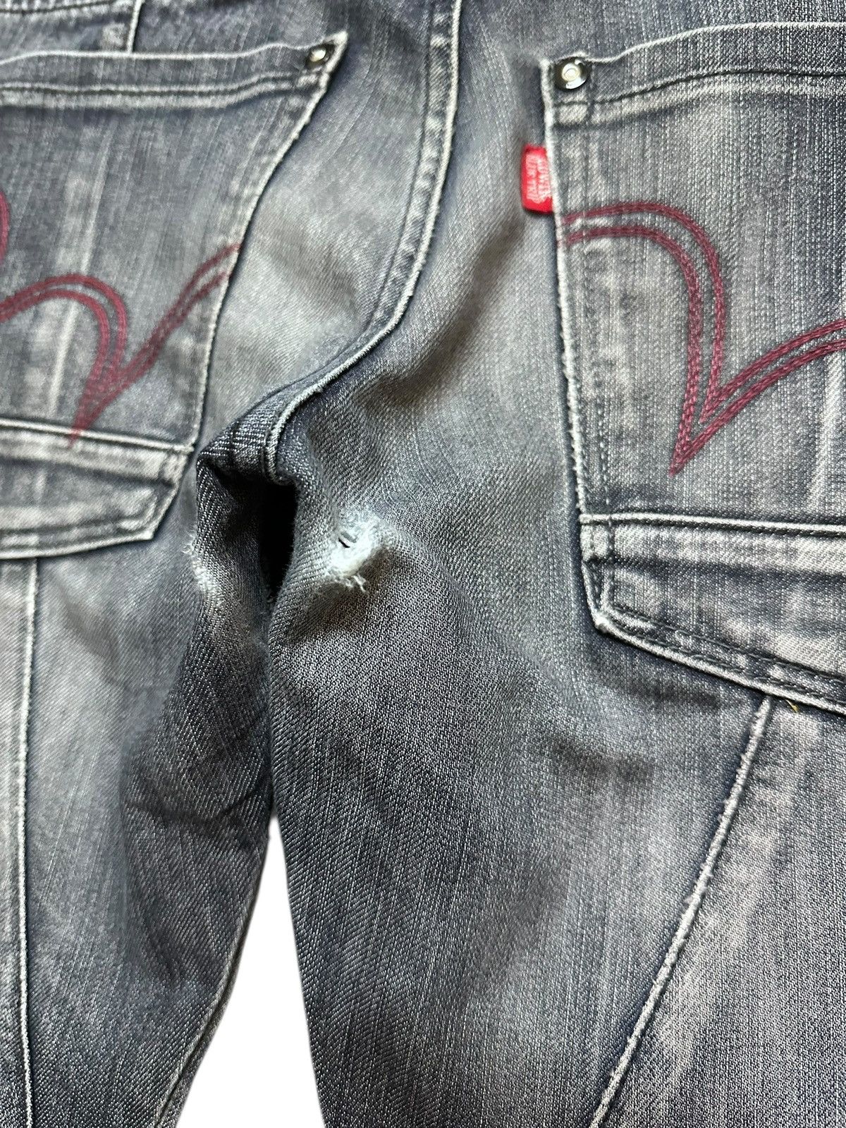 Edwin Vintage Edwin BlueTrip Spiral Leg Cargo Whiskers Denim Size US 29 - 10 Thumbnail