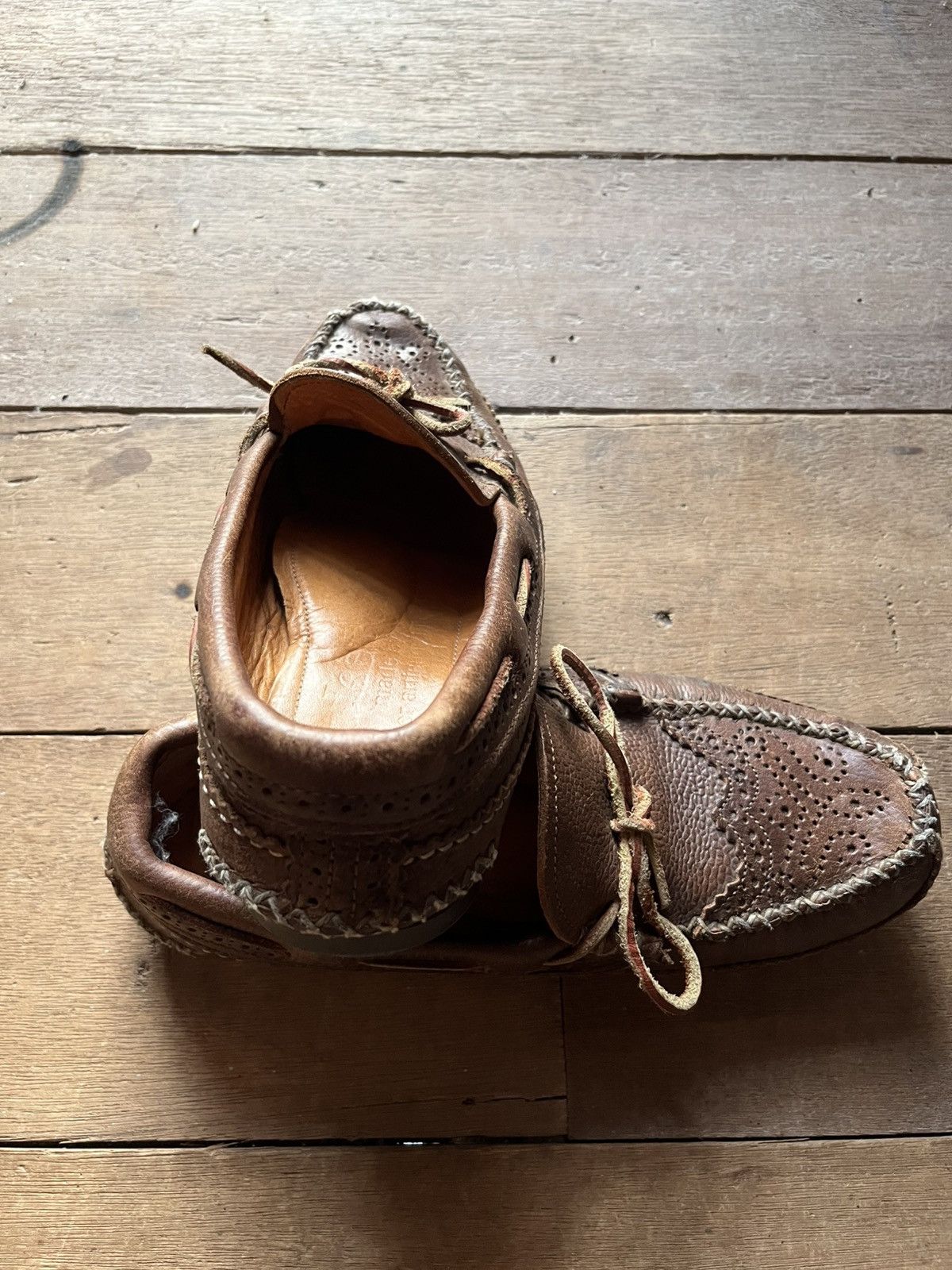 Yuketen Yuketen Mocassin Loafers Full Leather Artisanal Size US 7 / EU 40 - 8 Thumbnail