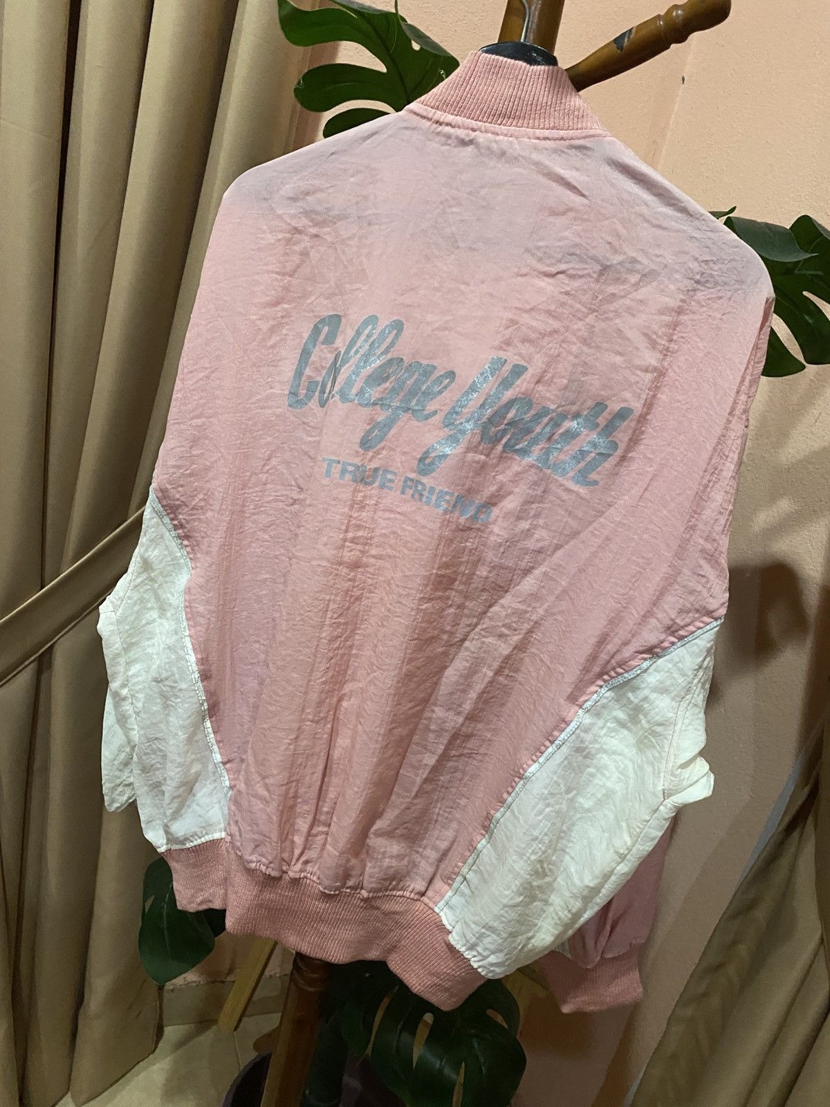 Vintage Vintage “College Youth TRUE FRIEND” Bomber Jacket Size US L / EU 52-54 / 3 - 6 Thumbnail