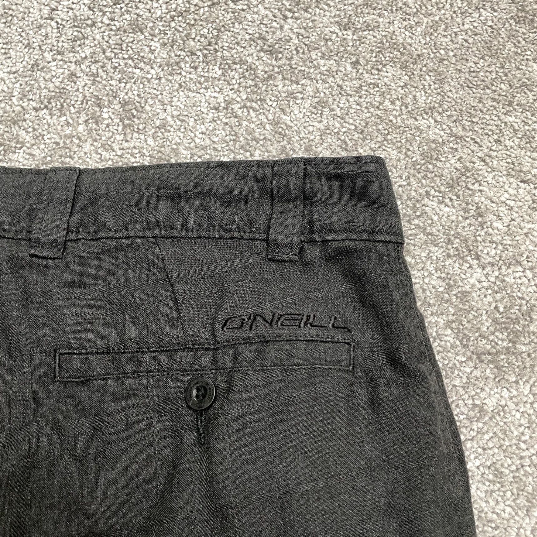 O'Neill O'neill Chino Shorts Men 32 Black Flat Front Pocket Outdoor Casual Slim Fit Regular Size US 32 / EU 48 - 7 Thumbnail