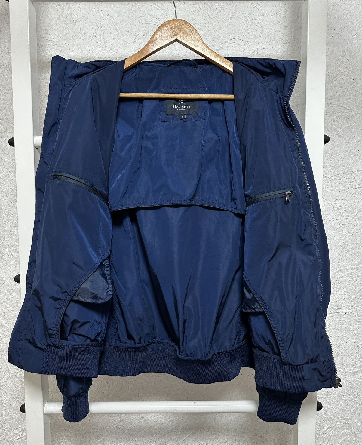 Hackett Hackett London Nylon Blouson Men’s Windbreaker Jacket size L Size US L / EU 52-54 / 3 - 7 Thumbnail
