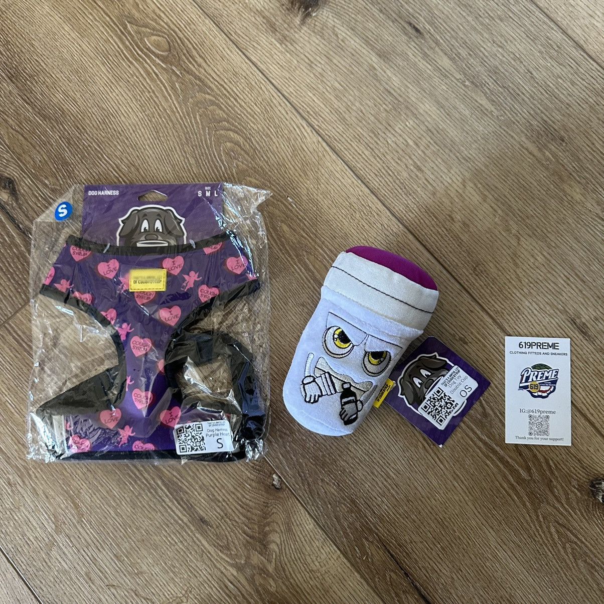 Awful Lot of Cough Syrup Thats awful lot of cough syrup (1 dog toy, and 1 harness) Size ONE SIZE - 4 Thumbnail