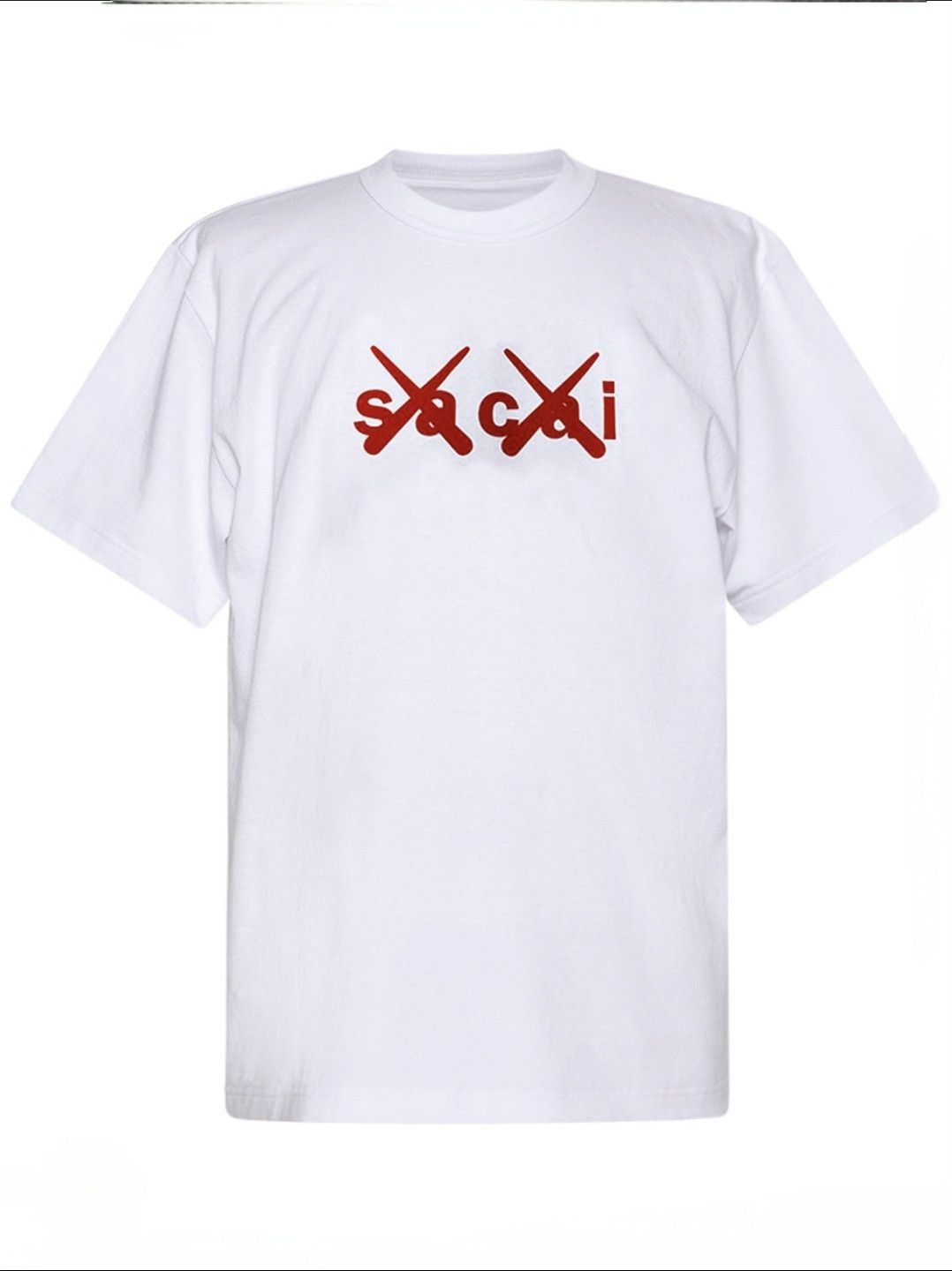 Flock print t-shirt