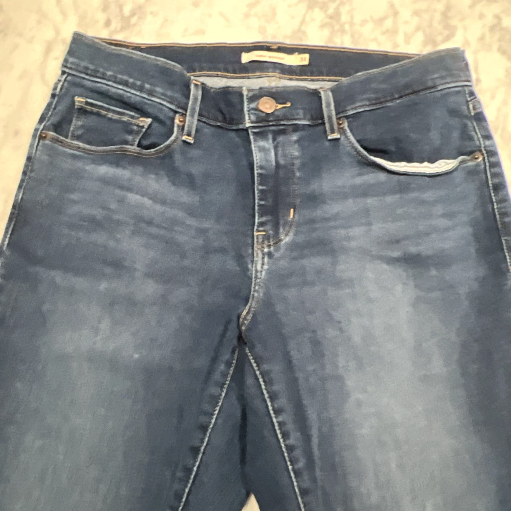Levi's VINTAGE Levis Jeans Curvy Bootcut Womens 31 Stretch 32L Blue Faded Size 31" - 6 Thumbnail