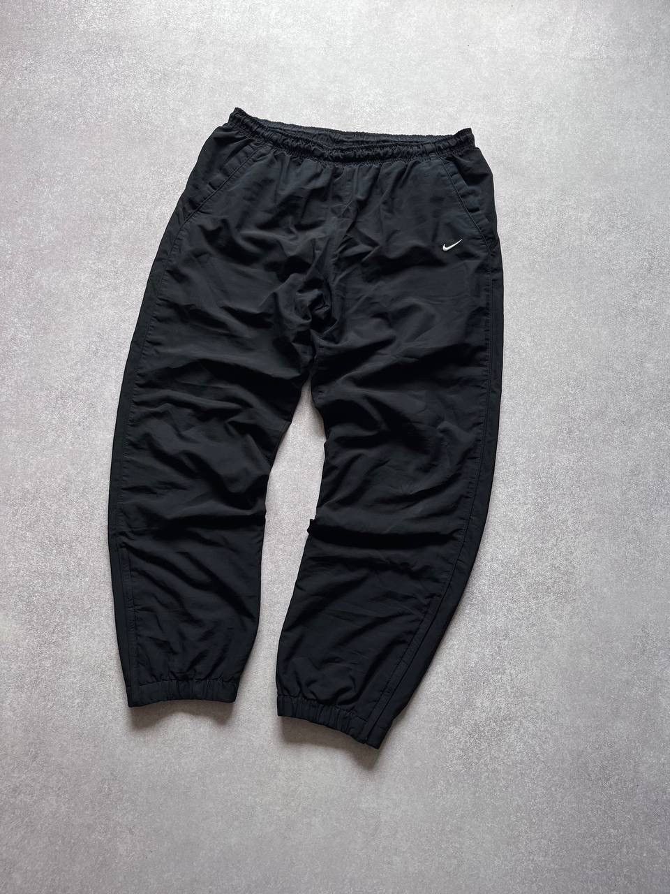 Nike Vintage Nike Swoosh Baggy Nylon Trackpants Y2K 36 Size US 36 / EU 52 - 2 Thumbnail