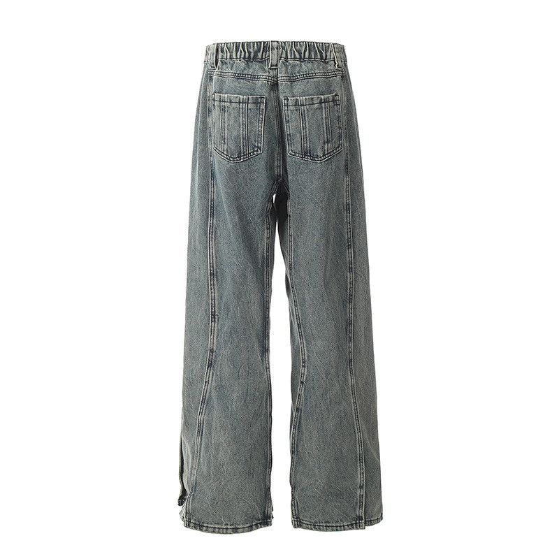 Japanese Brand American-style men's lightning loose wide-leg flared jeans Size US 32 / EU 48 - 2 Thumbnail