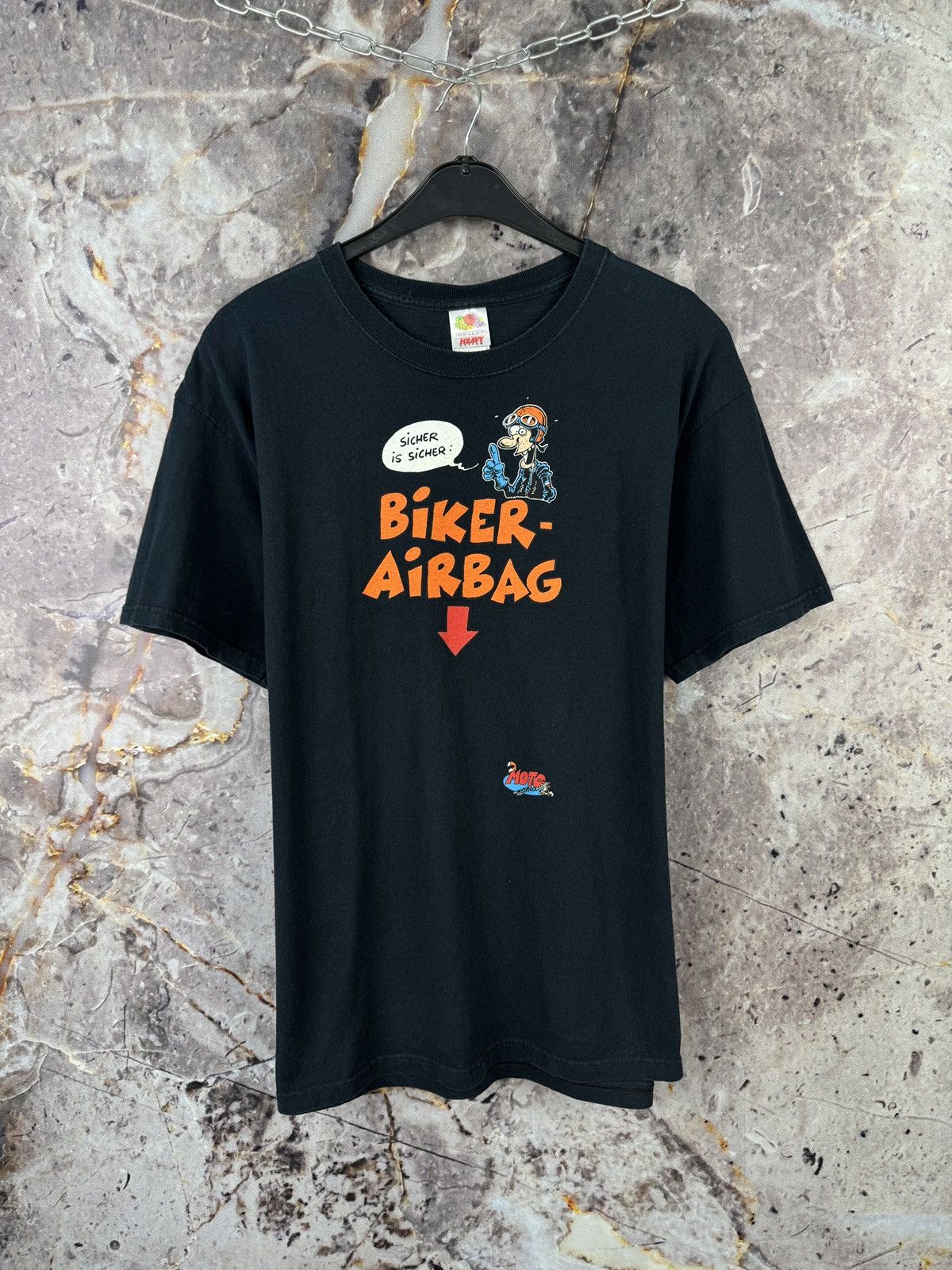 Vintage Men’s Biker-Airbag Moto Mania T-Shirt Size XL Size US XL / EU 56 / 4 - 1 Thumbnail